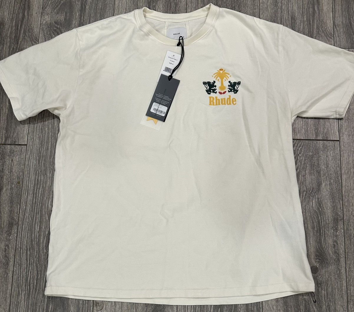 Rhude Rhude Tobacco Tee Sz Medium Size US M / EU 48-50 / 2 - 2 Thumbnail