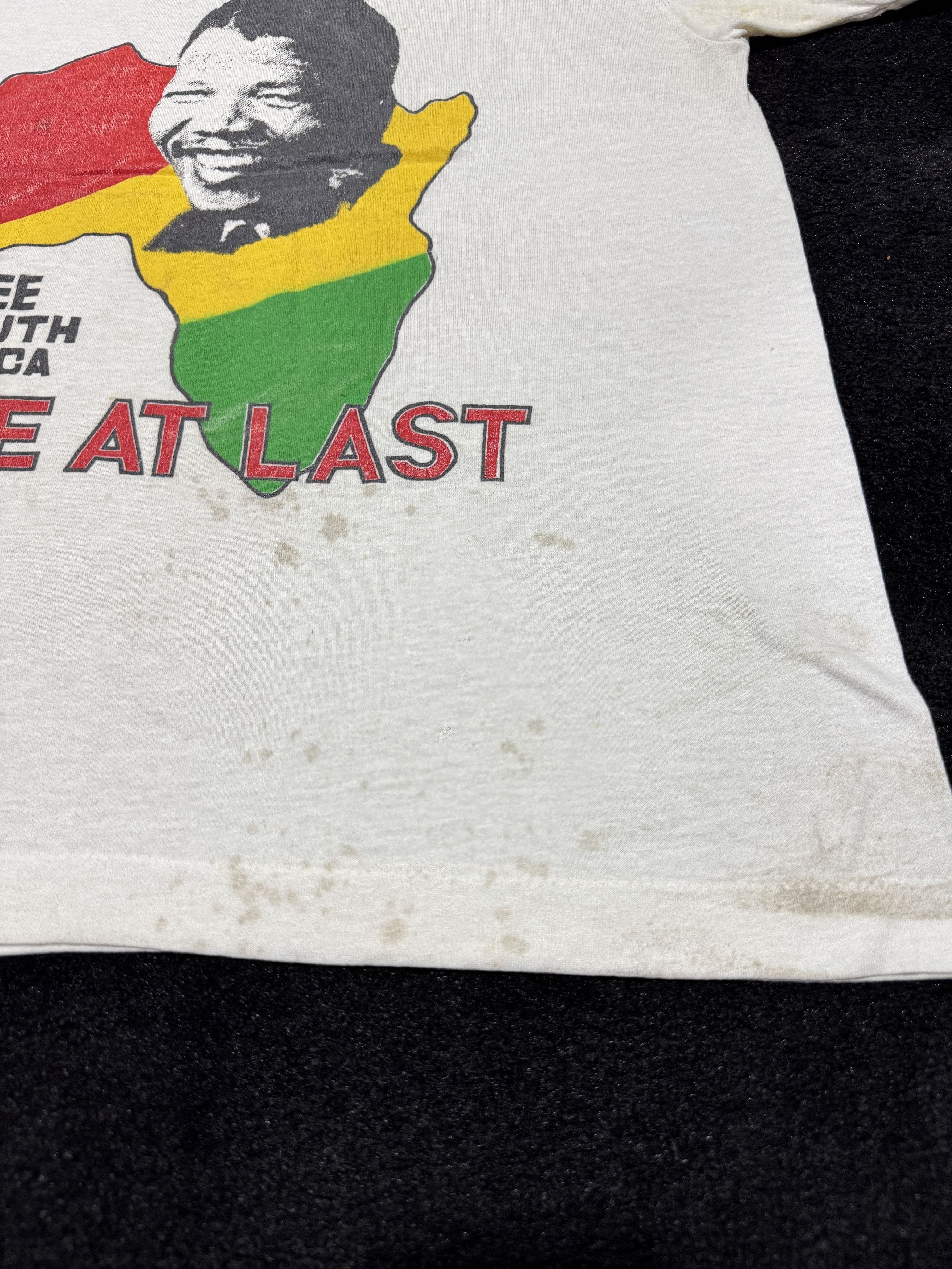 Vintage Vintage Nelson Mandela Malcolm X Black Lives Matters shirt Size US L / EU 52-54 / 3 - 7 Thumbnail