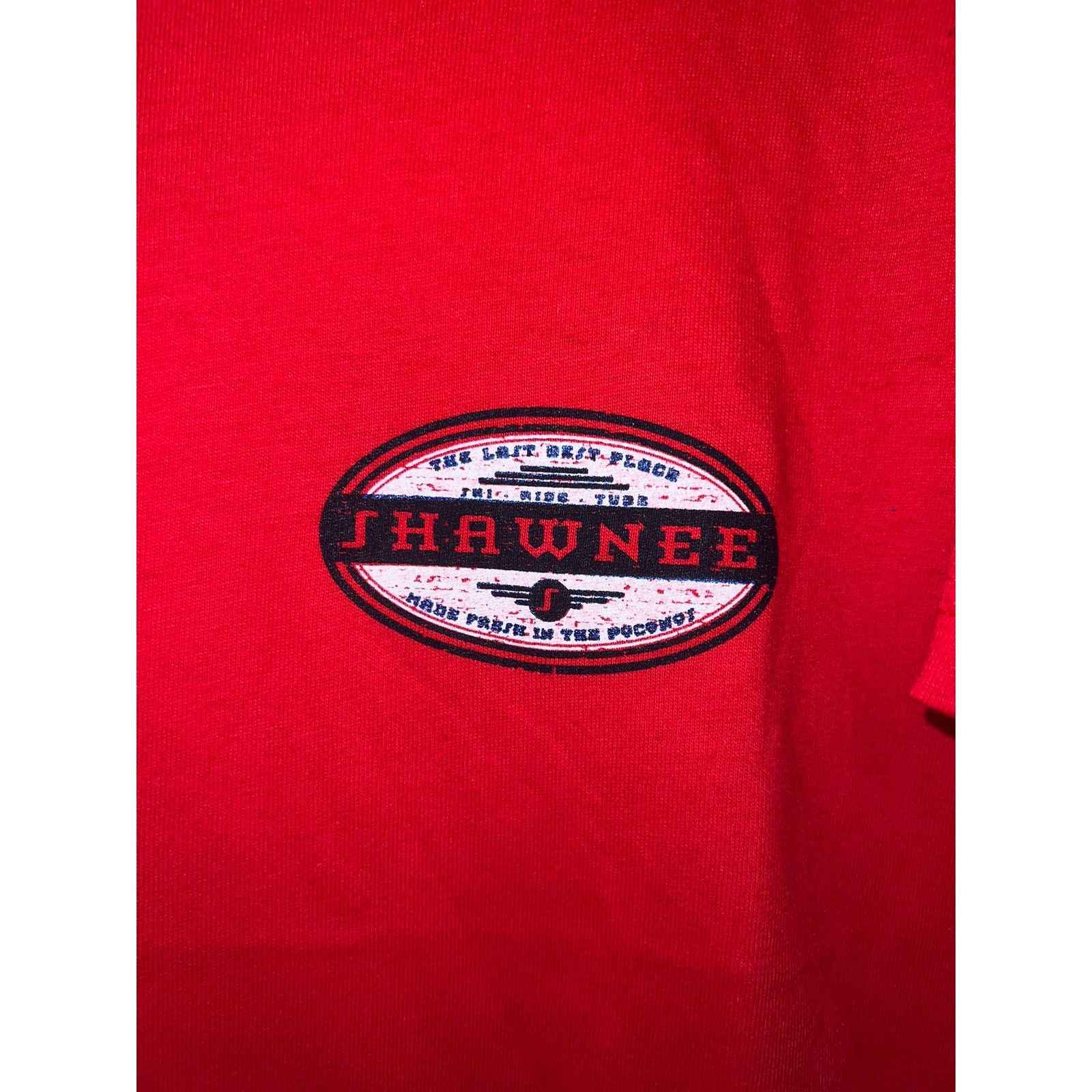 Hanes Vintage Poconos Mountain Shirt Shawnee Red Tee VTG 90s M Size US M / EU 48-50 / 2 - 3 Thumbnail