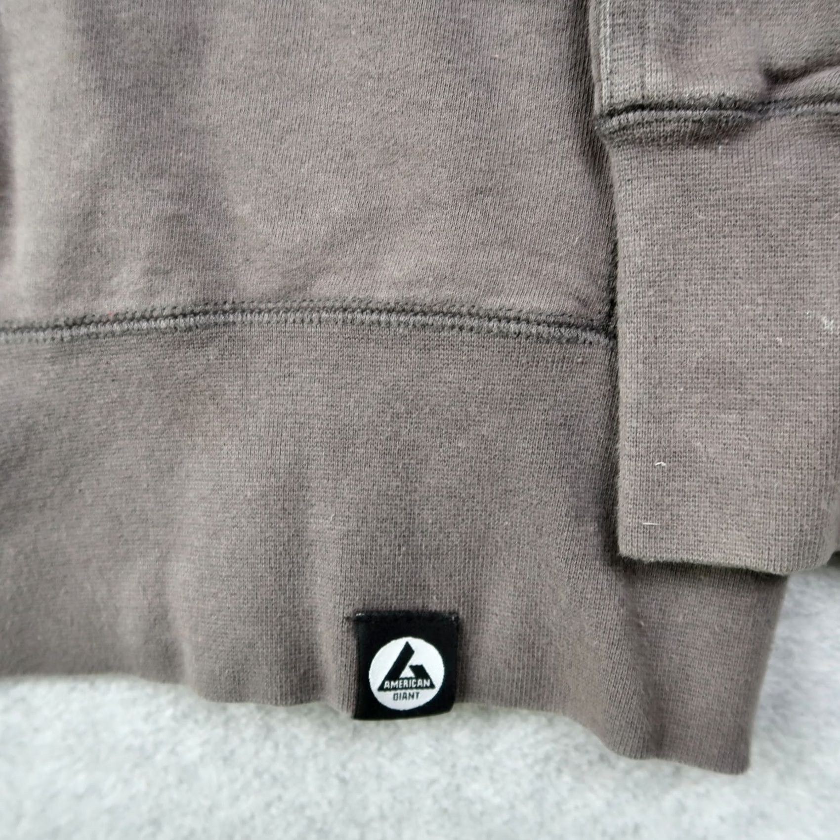 Vintage VINTAGE American Giant Hoodie Mens M Gray USA Made Full Zip Heavyweight Cotton Fleece Sweatshirt USA Theme Mens Size US M / EU 48-50 / 2 - 3 Thumbnail