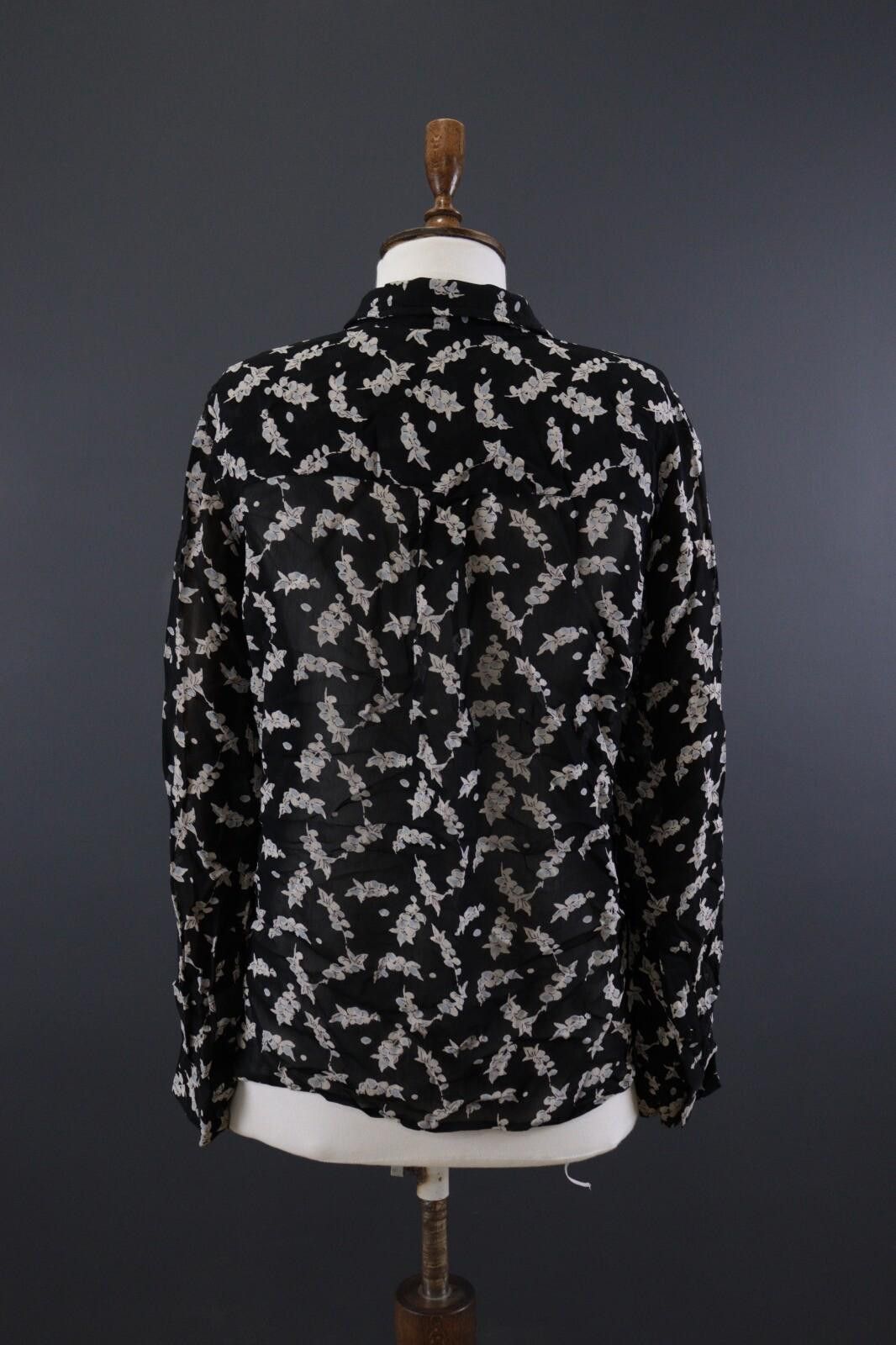 Gianni Valentino GANNI Seymour Georgette Printed Shirt Shift Dress Size M Size M / US 6-8 / IT 42-44 - 7 Thumbnail