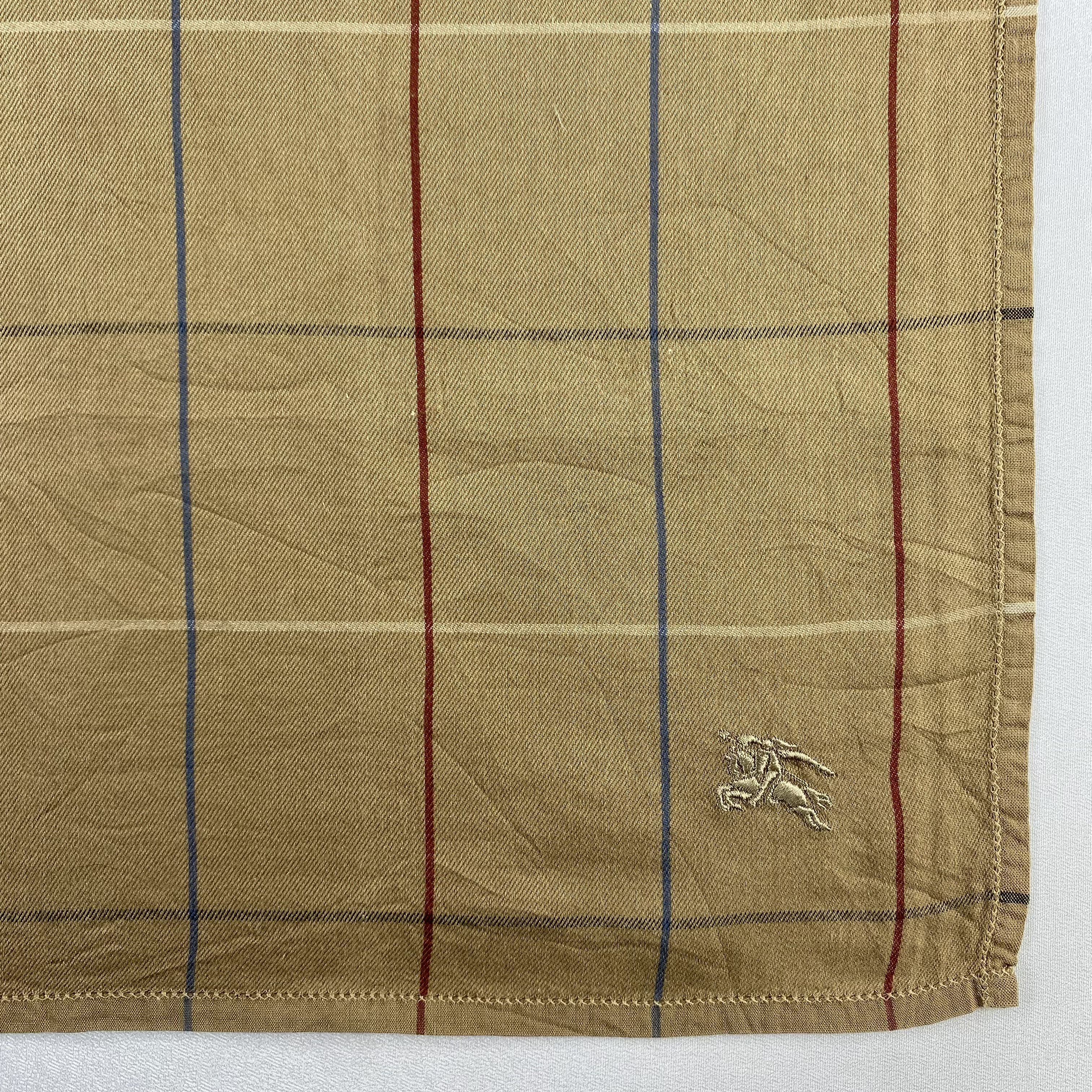 Burberry × Vintage Burberry Handkerchief / Neckerchief / Bandana-P1062 Size ONE SIZE - 3 Thumbnail