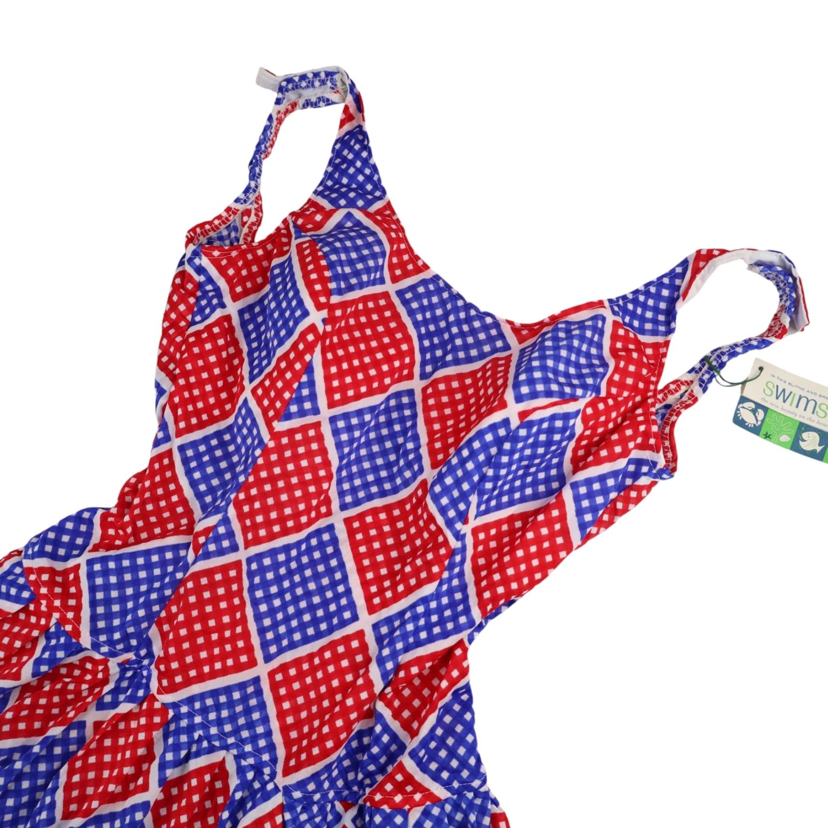 Vintage VINTAGE Montgomery Ward Swim Suit One Piece Womens Large L Red White Blue Multi 1960s NWT Size L / US 10 / IT 46 - 2 Thumbnail