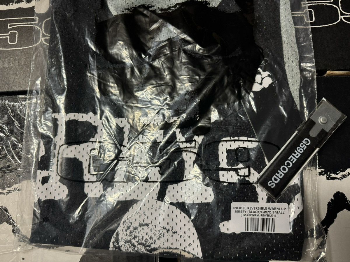 G59 Records $uicideboy$ G59 INFIDEL REVERSIBLE WARM UP JERSEY + cutter Size US S / EU 44-46 / 1 - 12 Thumbnail