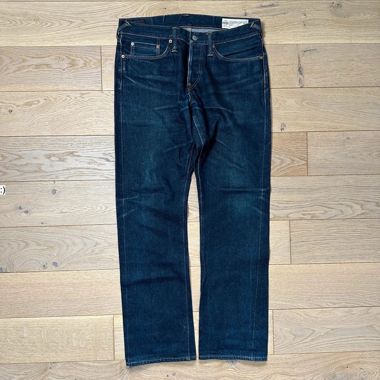 Evisu Jeans Evisu Seagull Robot Blue Lot 2008 Size US 34 / EU 50 - 2 Thumbnail