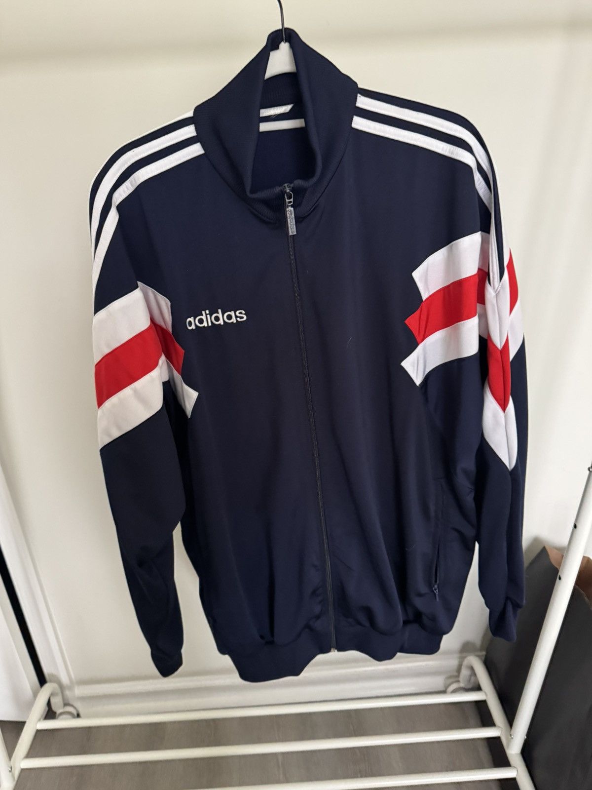 Vintage Adidas track jacket as seen worn by Jerry Lorenzo