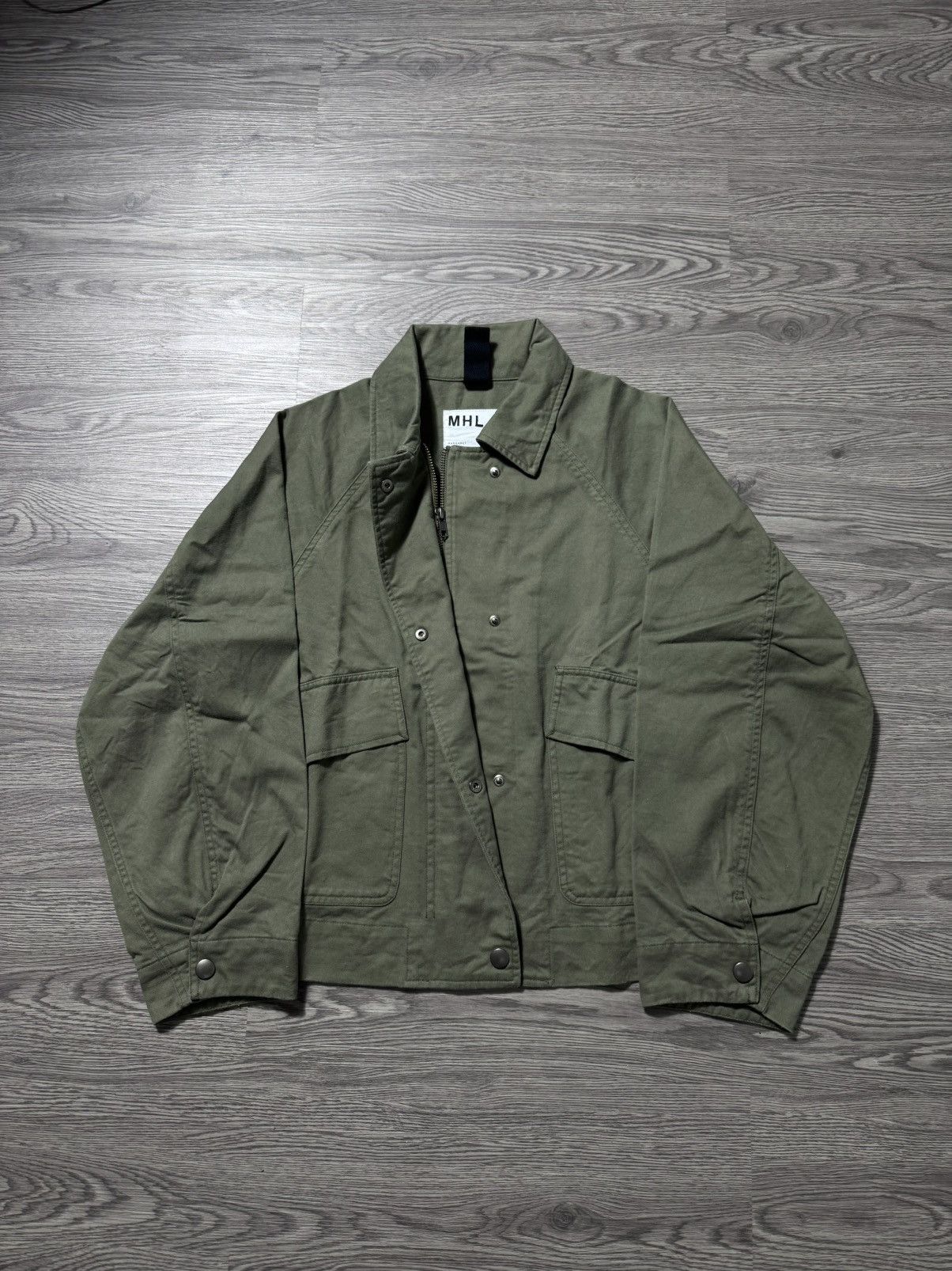 ❤️‍🔥SALE❤️‍🔥Margaret Howell MHL Cropped Worker Jacket Cotton