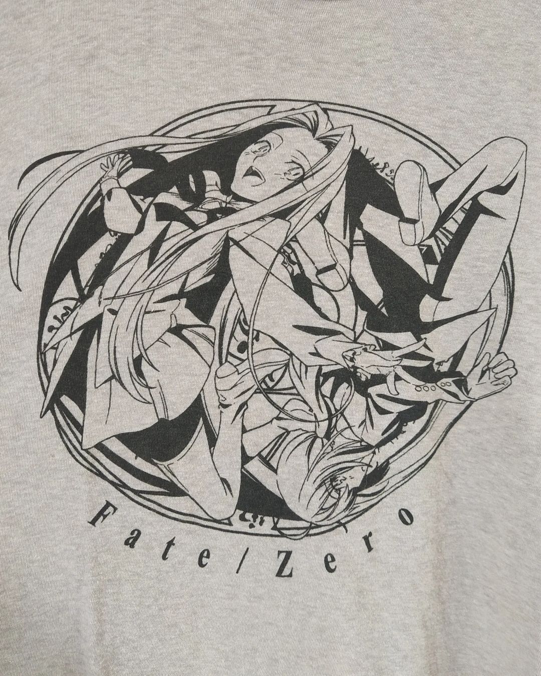 Anime × Japanese Brand Fate/Zero Art Graphic Anime Tees Grey Size US S / EU 44-46 / 1 - 2 Thumbnail