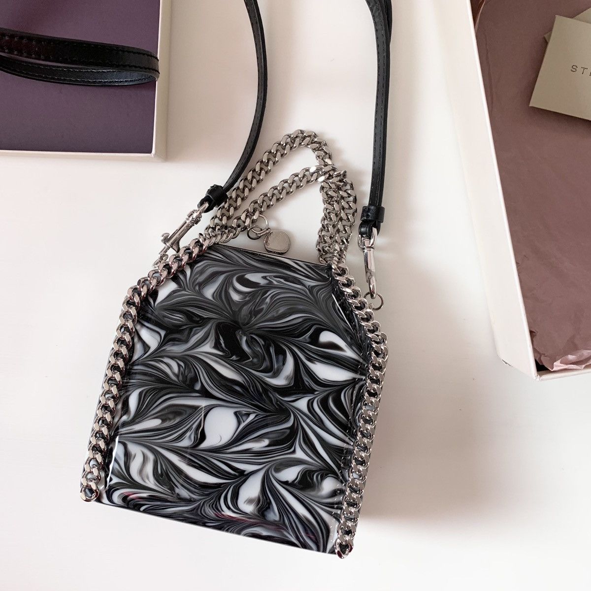 Stella McCartney Falabella minadiere clutch crossbody bag $3750 retail Size ONE SIZE - 14 Thumbnail