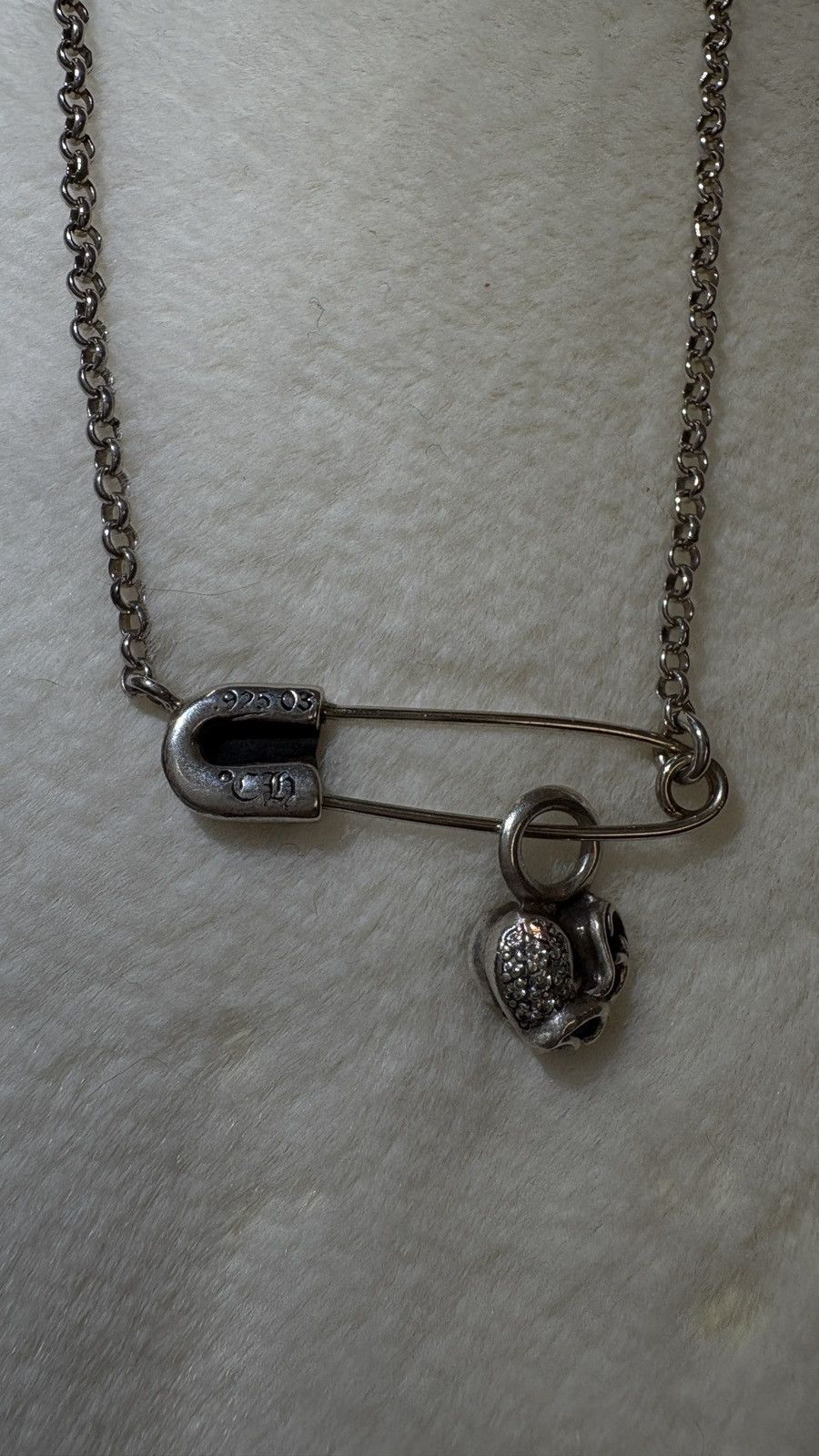 Chrome Hearts Chrome Hearts Diamond Necklace Silver Size ONE SIZE - 12 Thumbnail