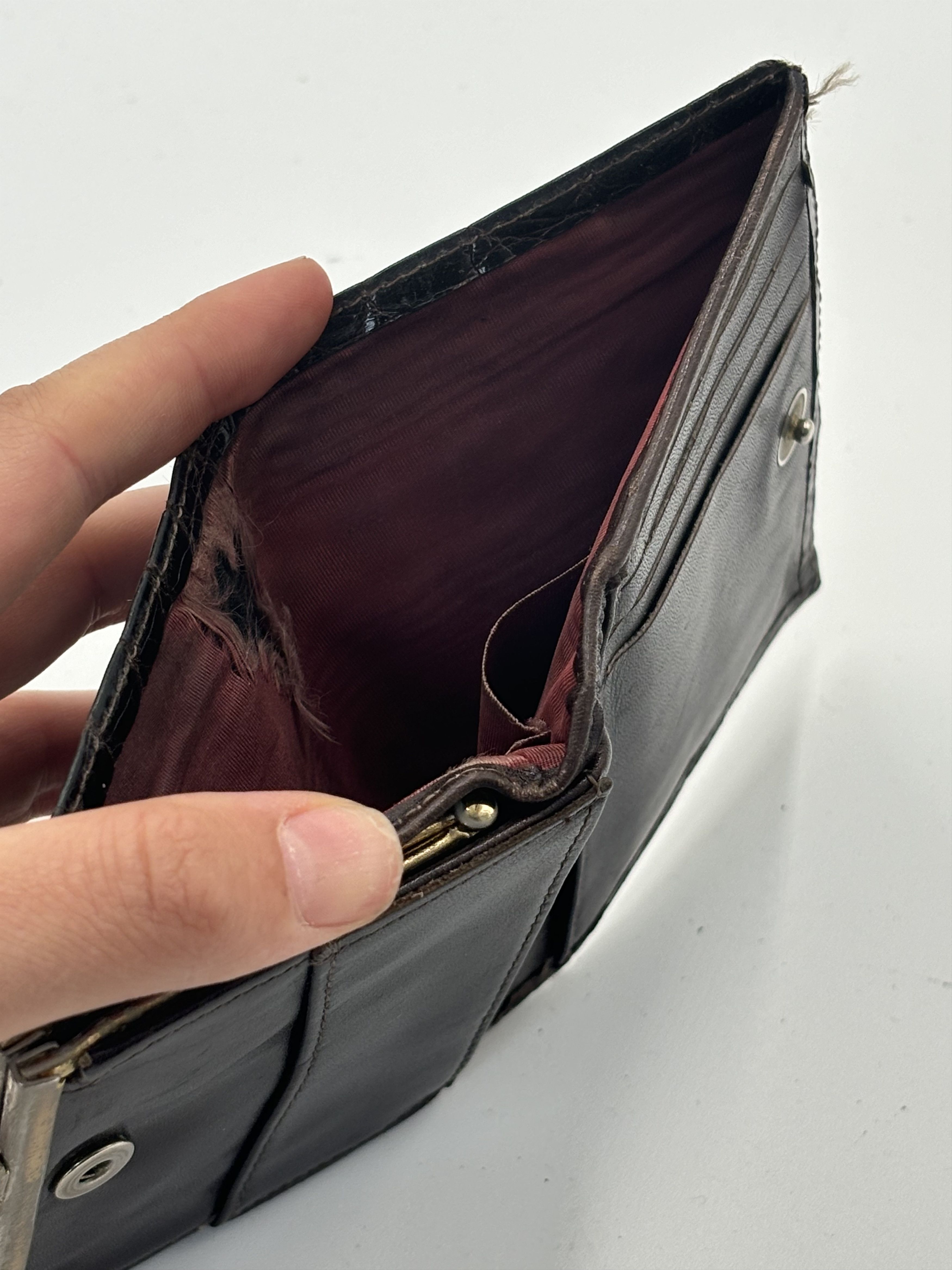 Bosca Bosca brown crocodile leather wallet Size ONE SIZE - 7 Thumbnail