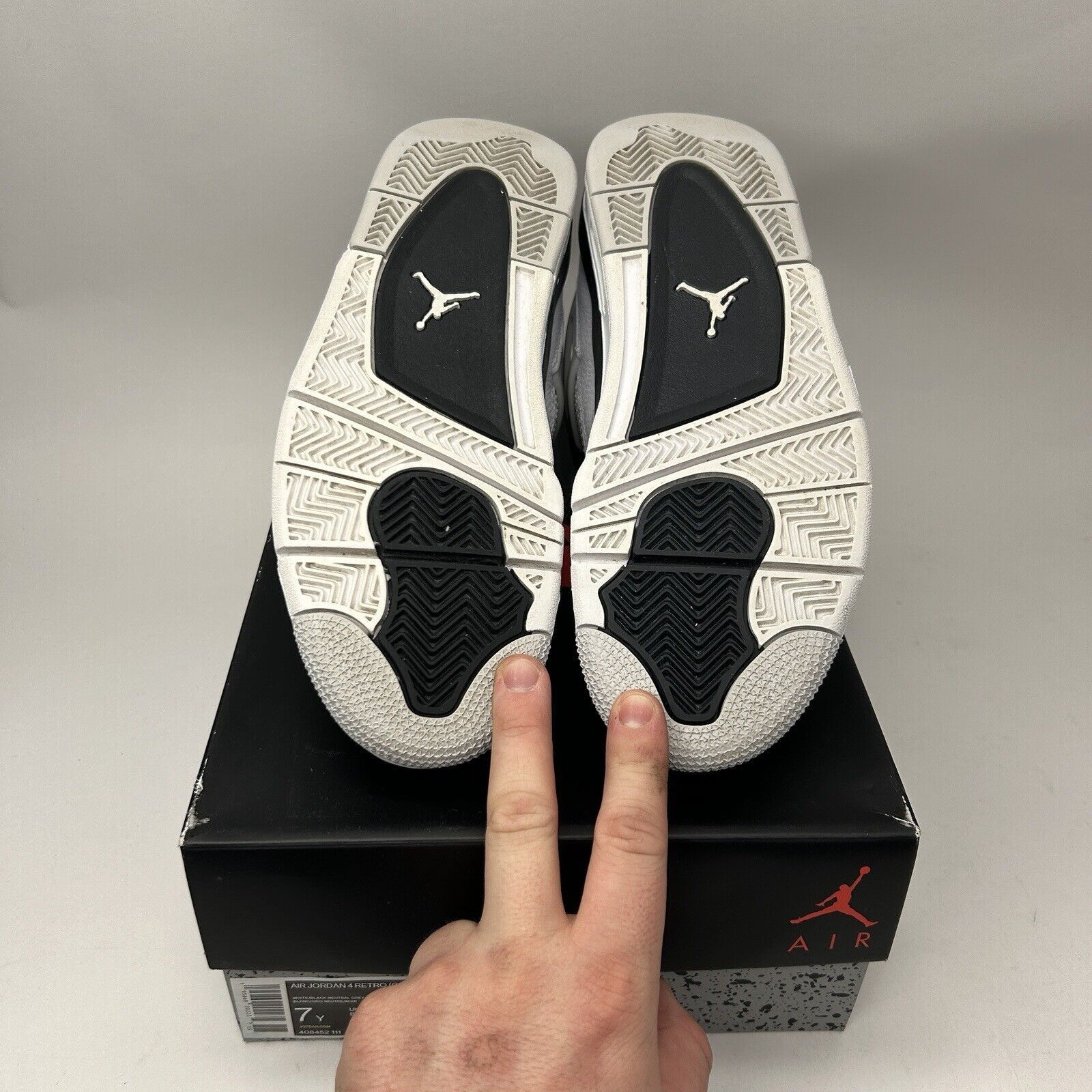 Jordan Brand Nike Air Jordan 4 Retro GS “Military Black” 2023 Size US 8.5 / IT 38.5 - 7 Thumbnail