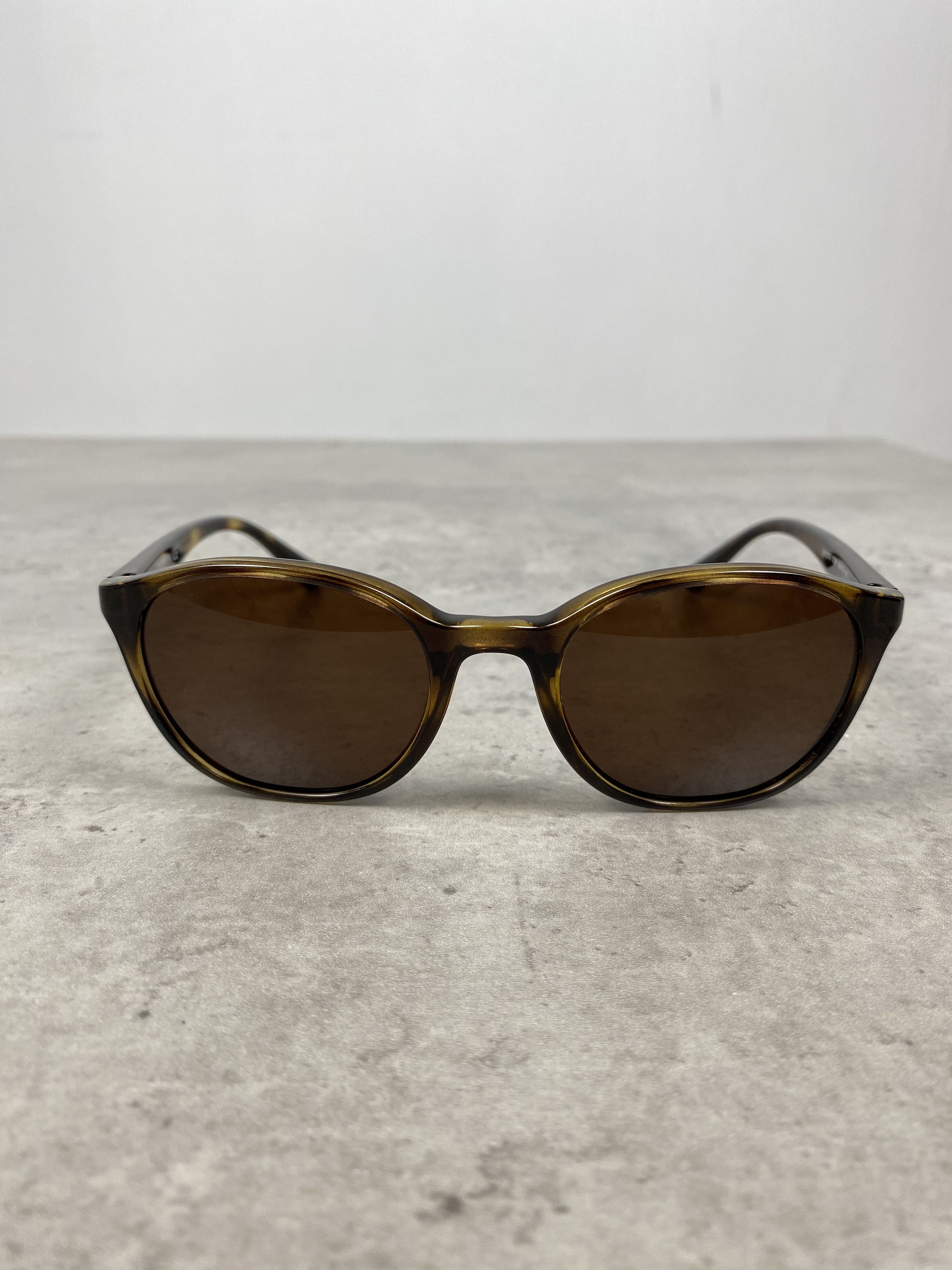 Emporio Armani Emporio Armani Acetate Brown Sunglasses Size ONE SIZE - 2 Thumbnail