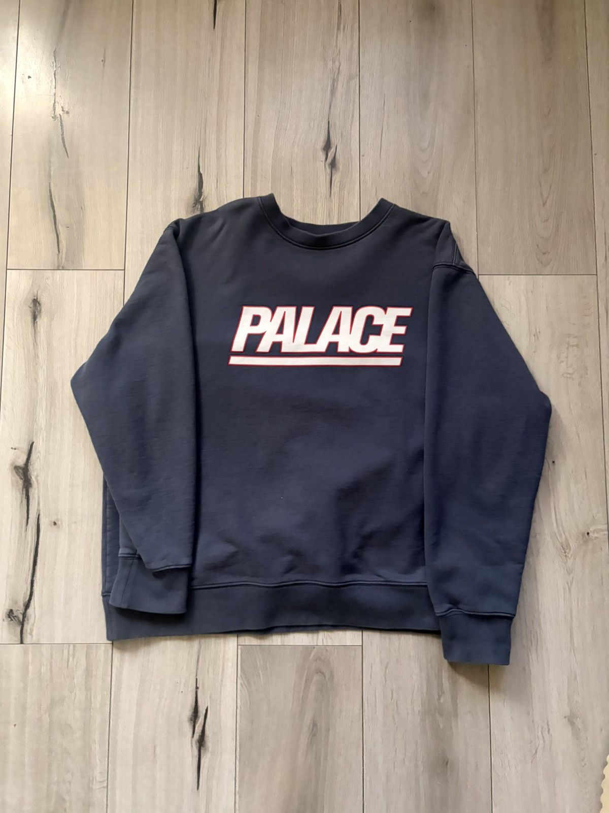 Palace Palace crewneck, big logo Size US XXL / EU 58 / 5 - 1 Thumbnail