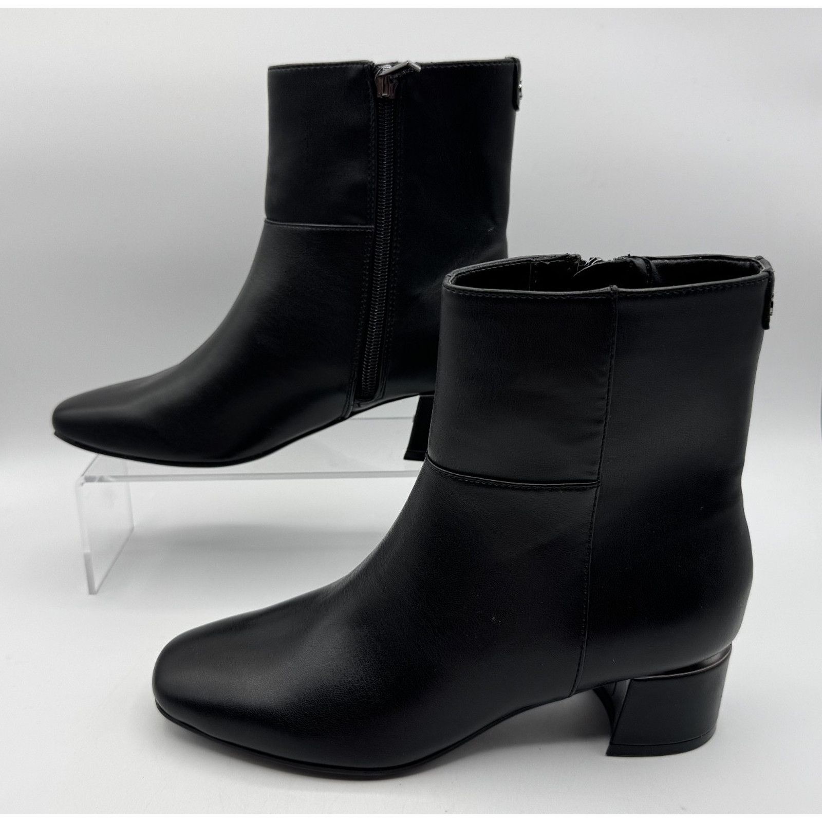 Calvin Klein Calvin Klein Parry 2 Black Leather Ankle Boots Heel Block Size US 6 / IT 36 - 5 Thumbnail