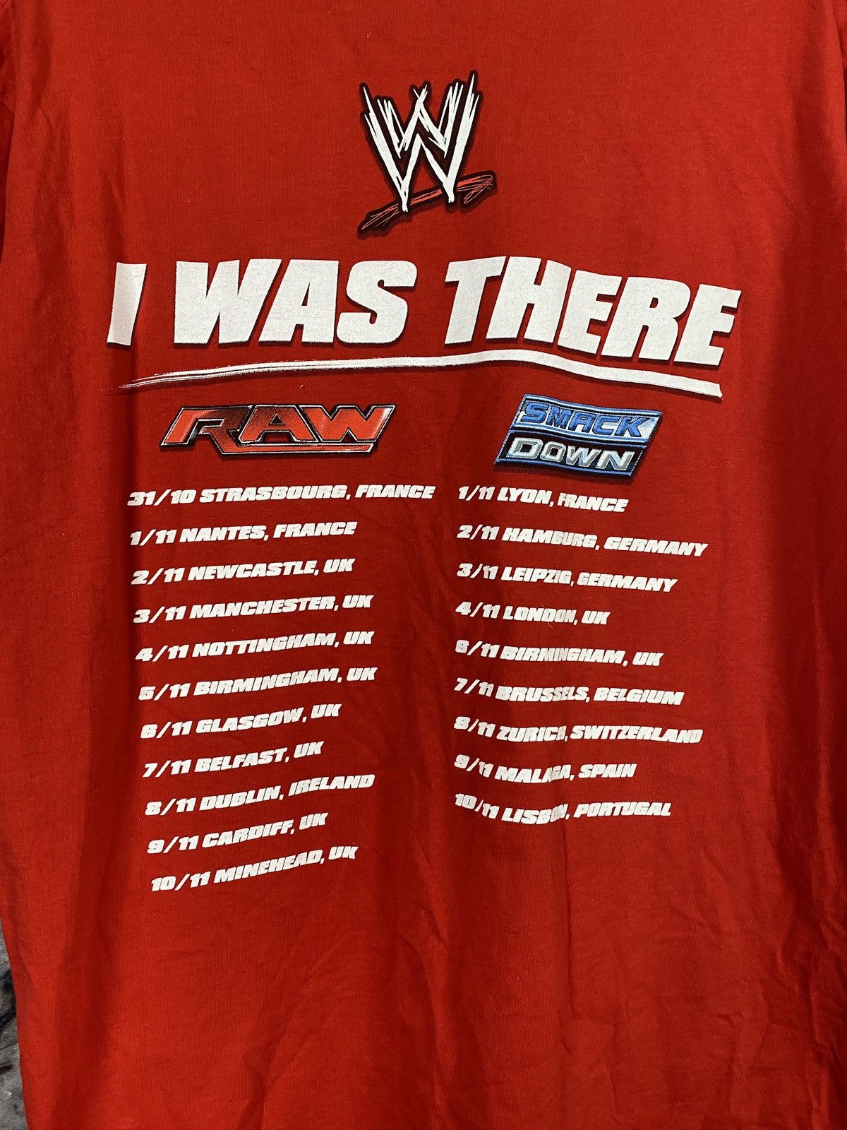 Vintage × WWE × WWF Men’s WWE WWF T-Shirt Raw Smack Down Wrestling Size M Size US M / EU 48-50 / 2 - 8 Thumbnail