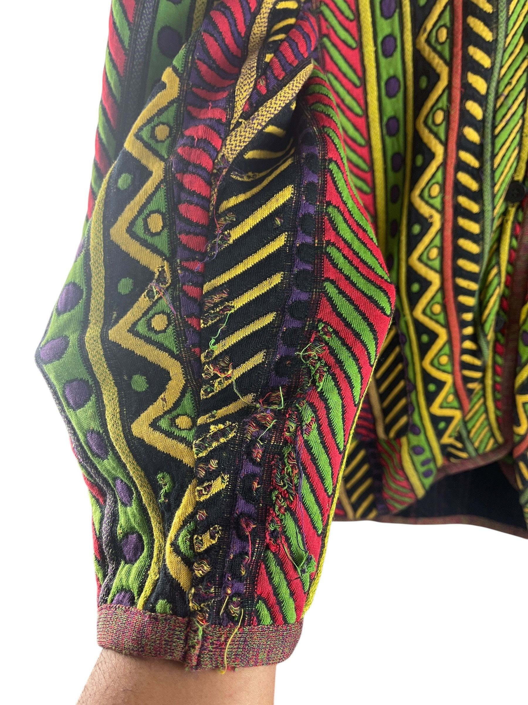 Missoni Missoni Intimo Multicolor Tribal Jacquard Knit Cardigan Size L / US 10 / IT 46 - 11 Thumbnail