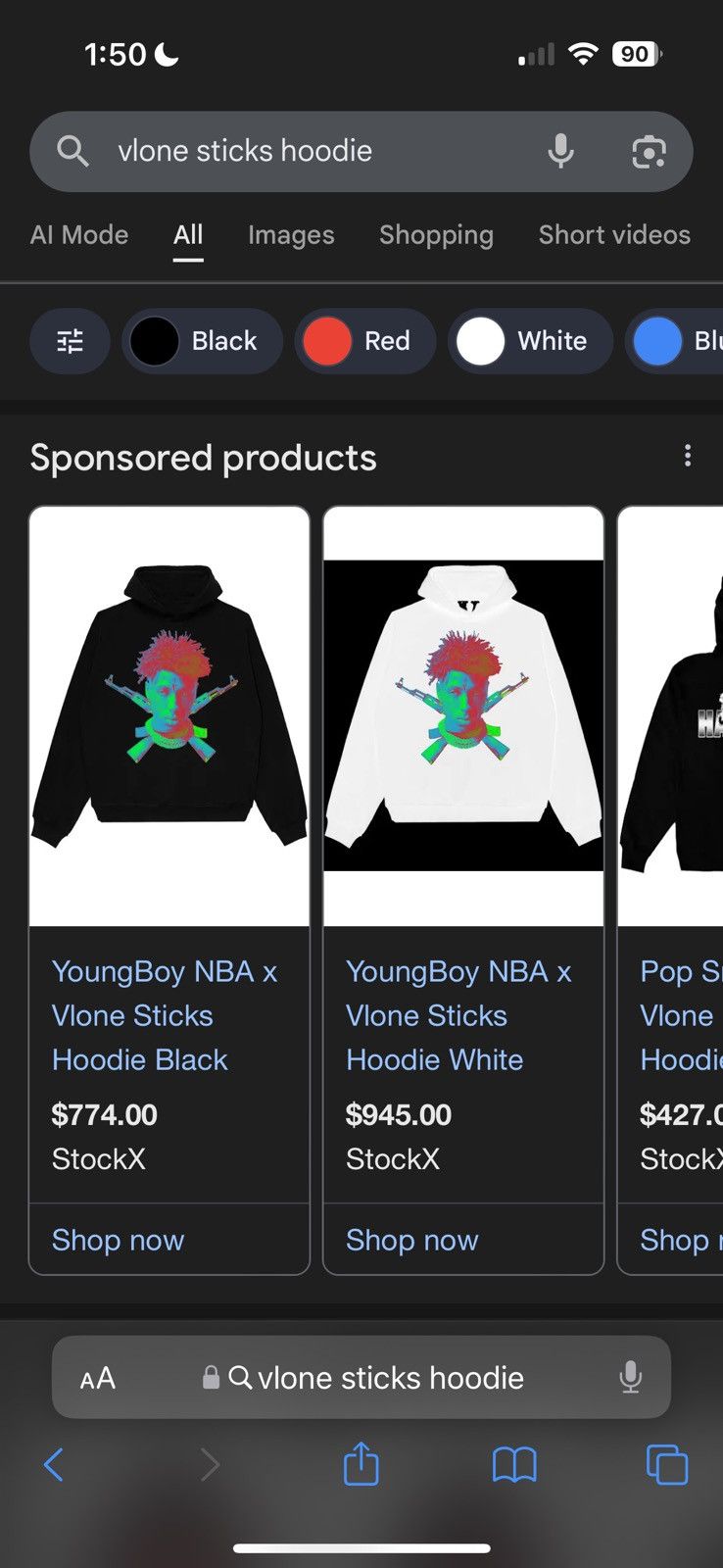 Vlone Vlone Sticks Hoodie x Nba Youngboy Size US L / EU 52-54 / 3 - 4 Thumbnail
