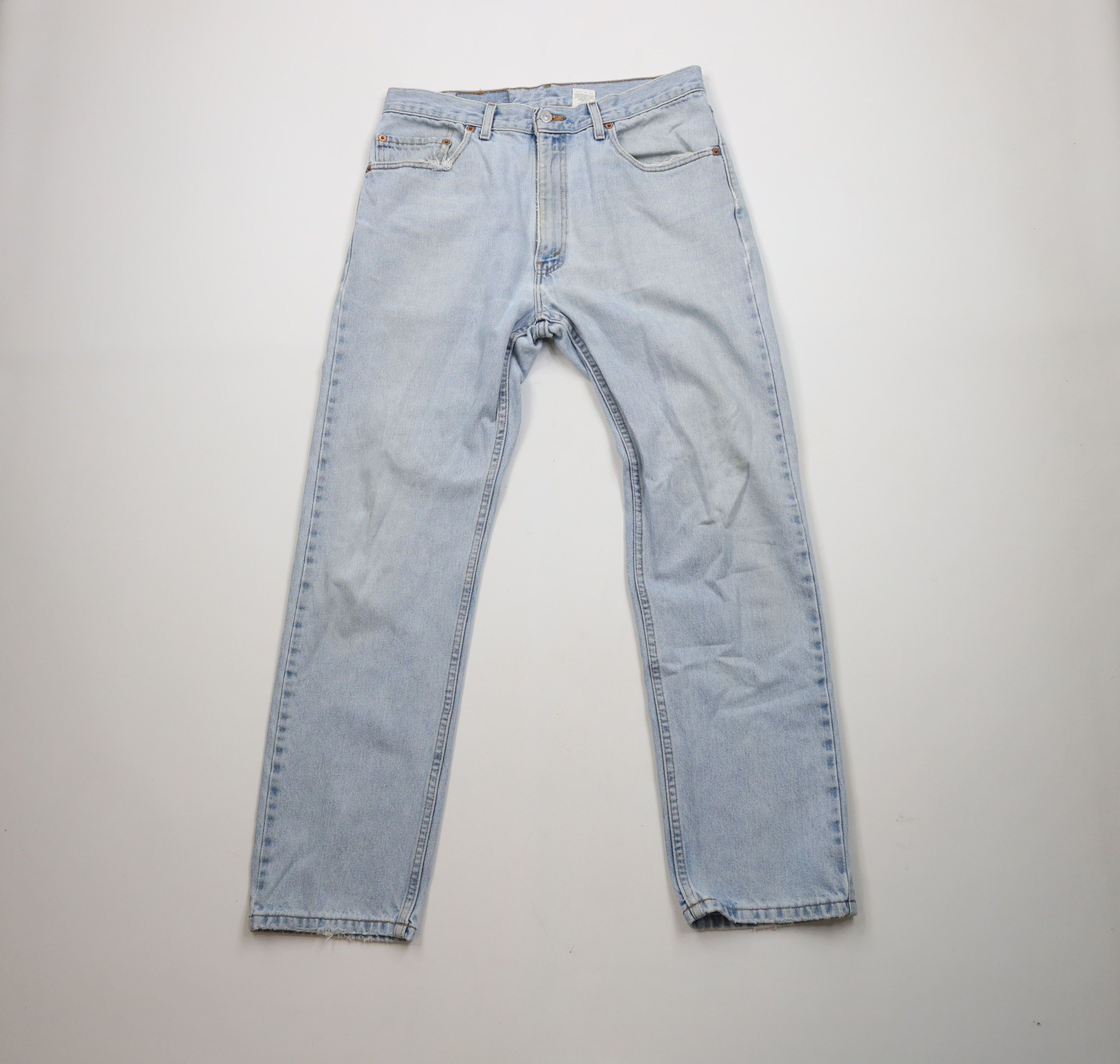 Levi's × Vintage Vintage Y2K 2002 Levis 505 Regular Straight Leg Jeans USA Size US 34 / EU 50 - 1 Thumbnail