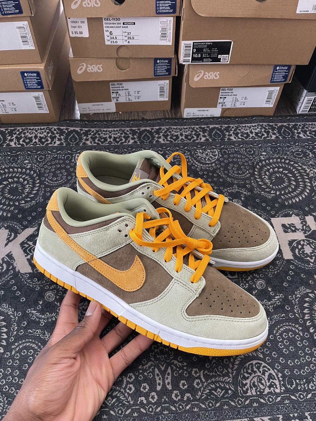 Nike Nike Dunk Low ‘Dusty Olive’ Size US 11 / EU 44 - 7 Thumbnail