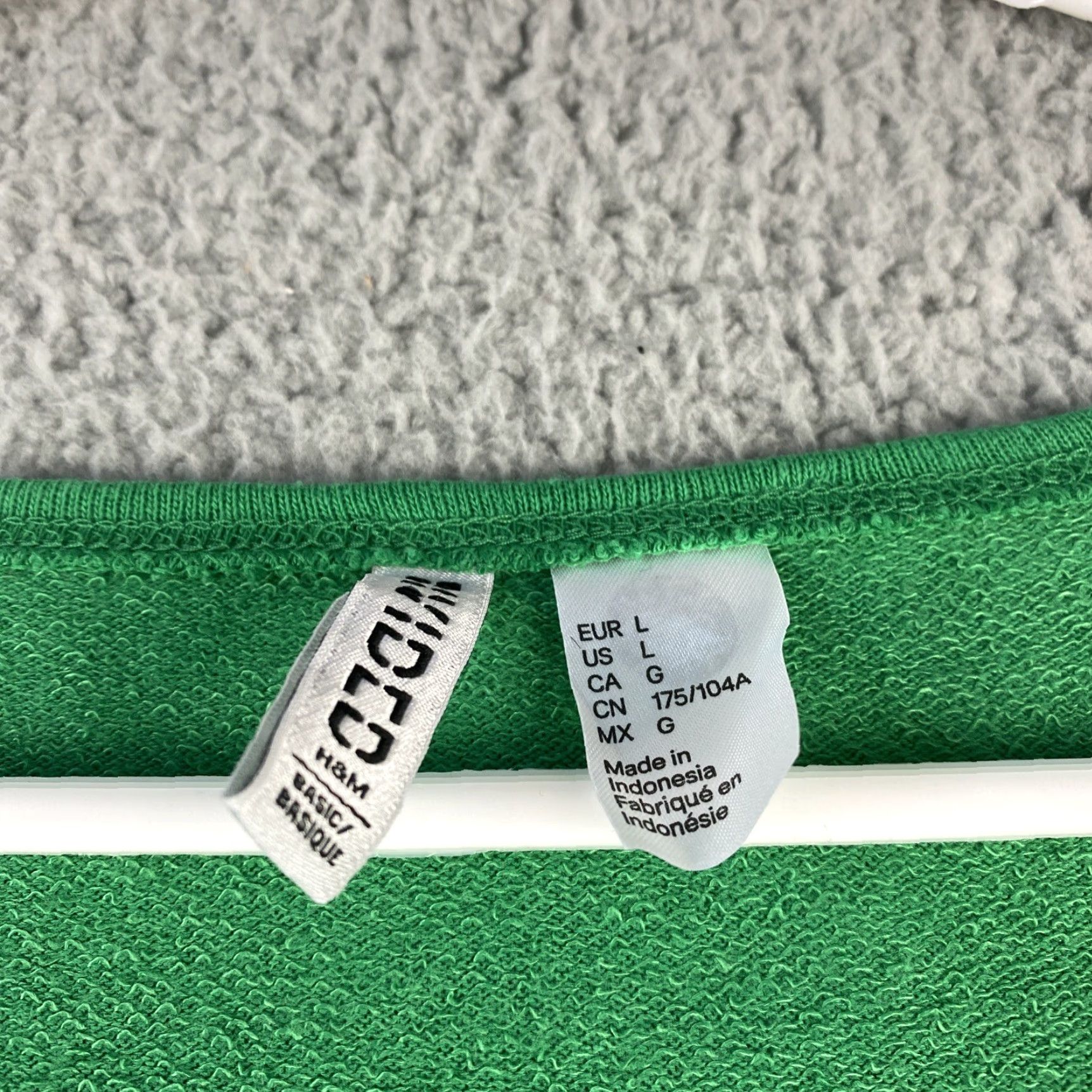 Vintage Green Envelope Blouse Women’s L Cropped Long Sleeve Bell Cowl Knit Polyester Stretch Bohemian Festival Modern All Seasons Size L / US 10 / IT 46 - 3 Thumbnail