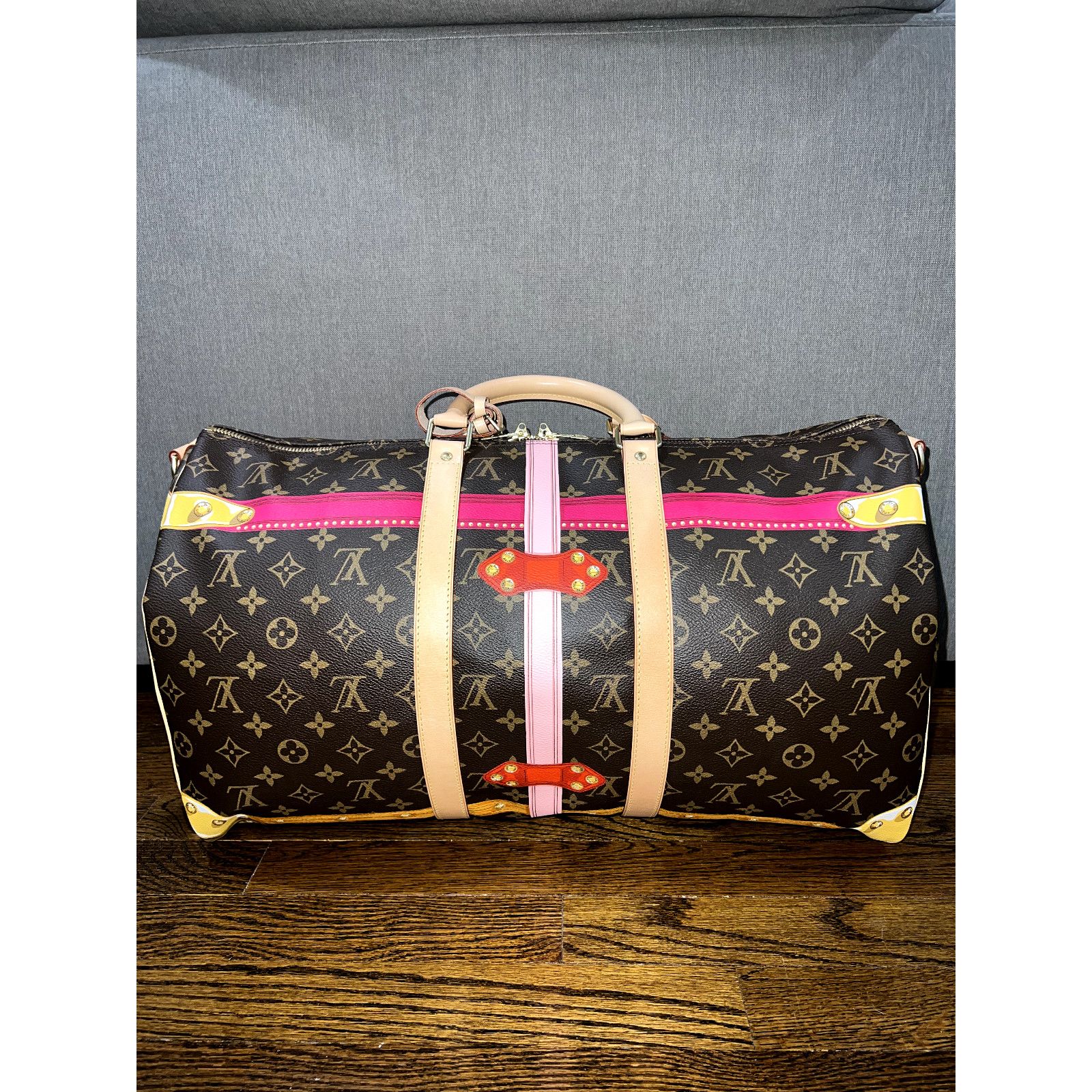 Louis Vuitton Louis Vuitton Keepall Bandouliere Monogram Travel Bag Size ONE SIZE - 6 Thumbnail