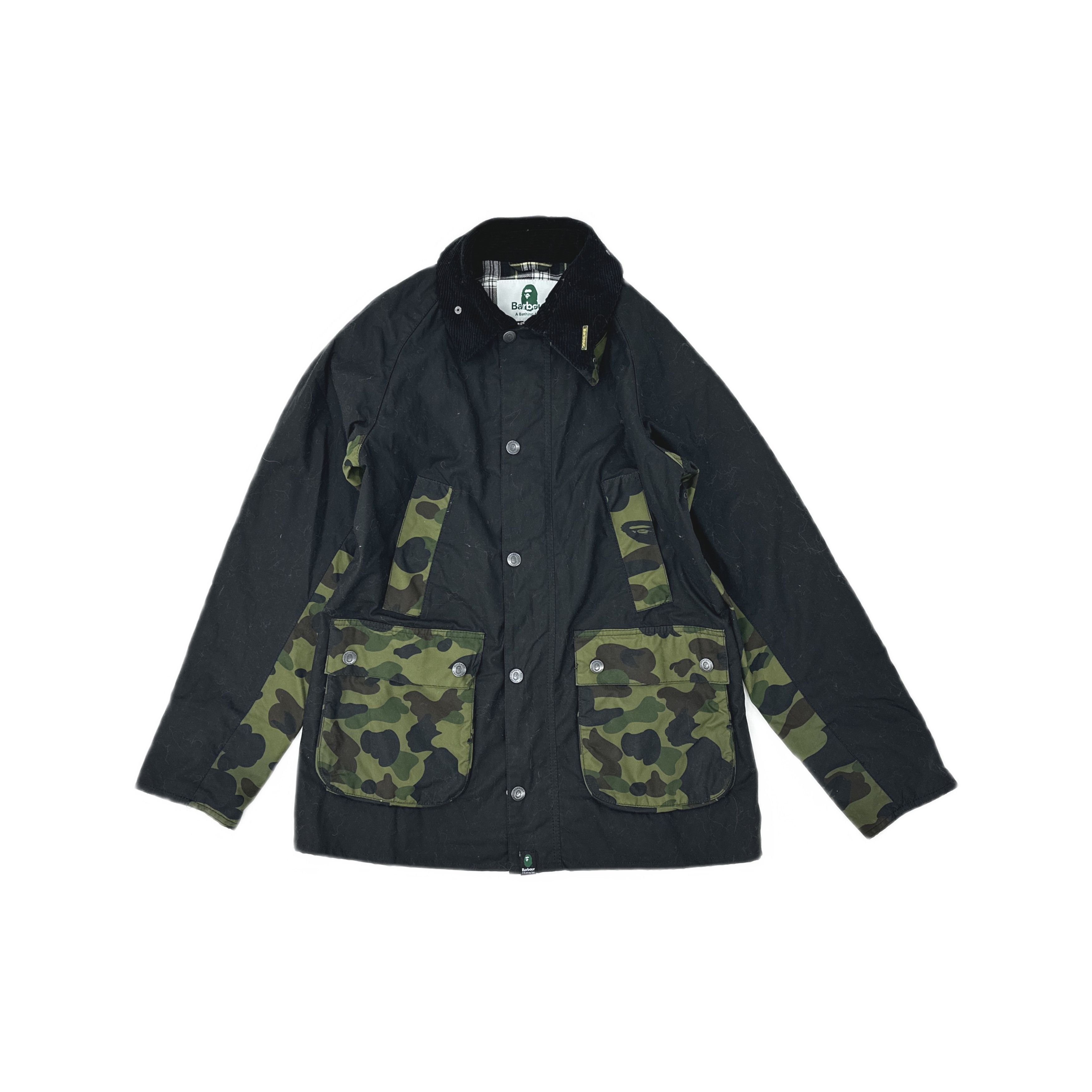 Bape A Bathing Ape x Barbour Camo Panel Jacket Size M Size US M / EU 48-50 / 2 - 1 Thumbnail