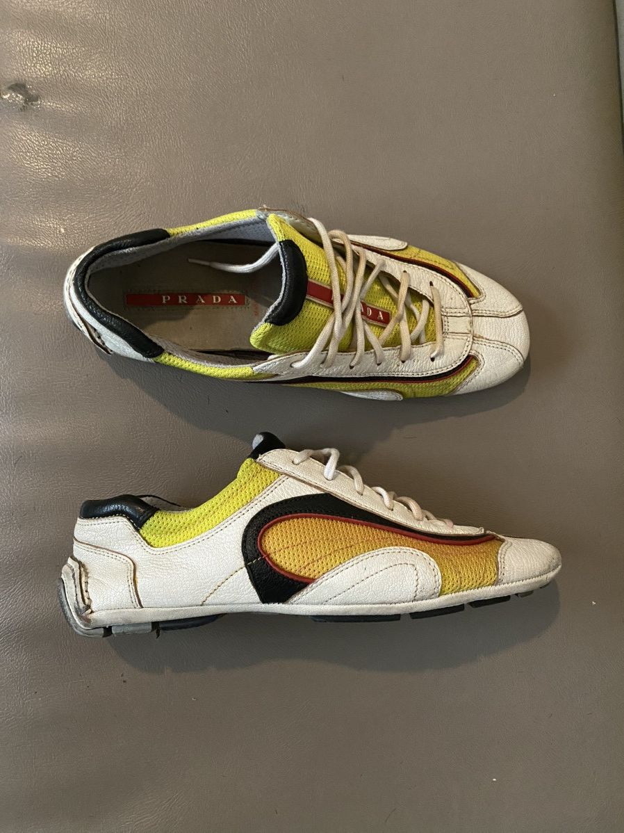 Prada Vintage prada montecarlo sneakers Size US 7 / EU 40 - 5 Thumbnail