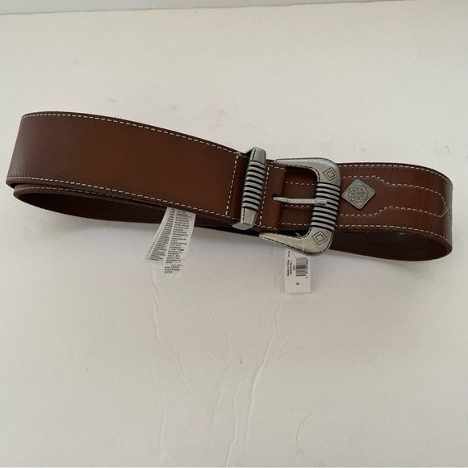 BANANA REPUBLIC Heritage Etched Buckle Waist Belt Western S  display picture 1