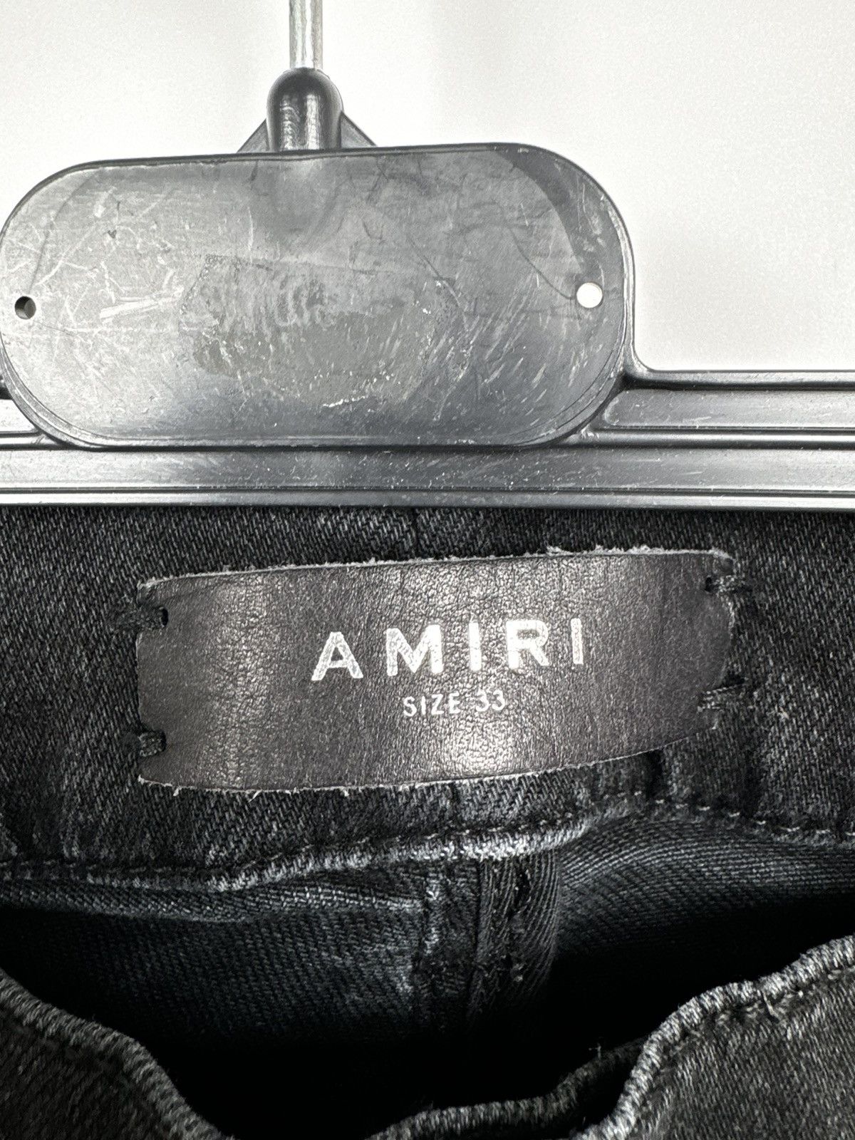 Amiri Amiri Grunge Patch Black Jeans Size US 33 - 7 Thumbnail