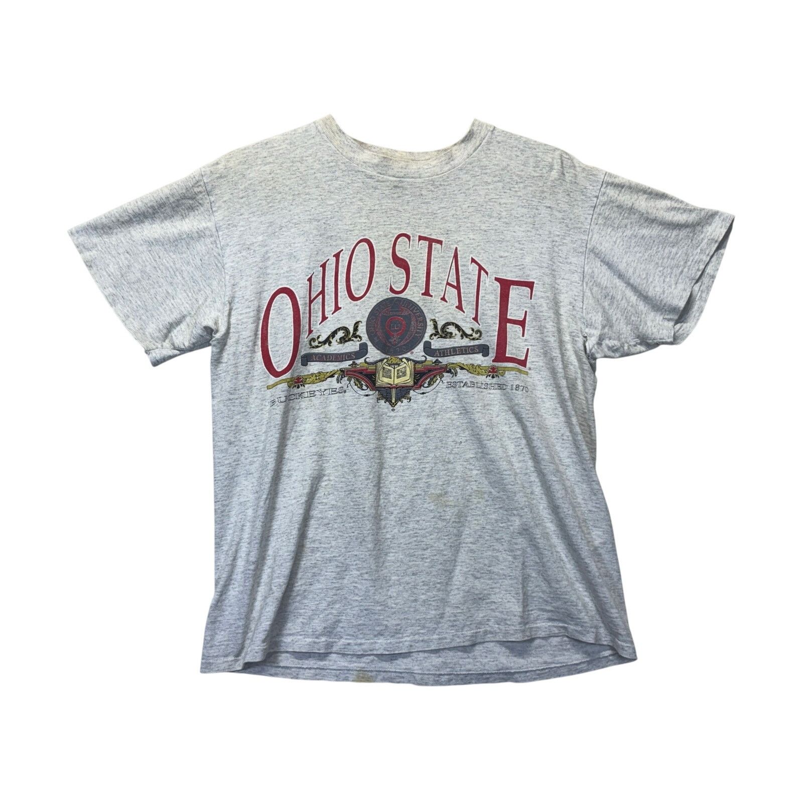 The Unbranded Brand Vintage Ohio State University T-Shirt, Single Stitch Size US XL / EU 56 / 4 - 1 Thumbnail