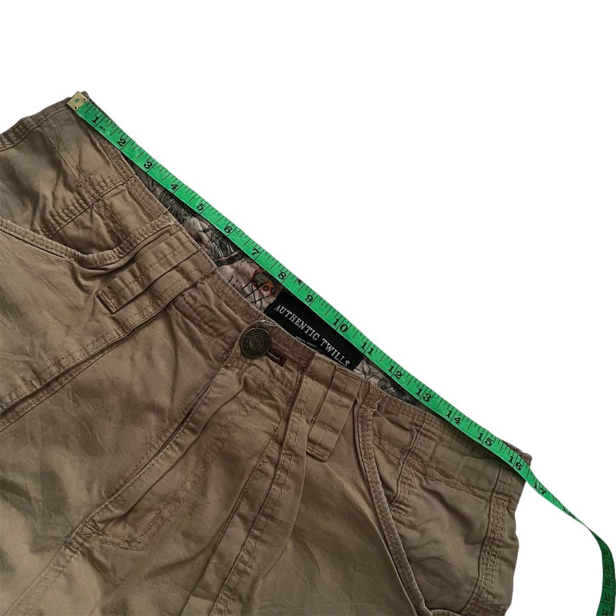 Japanese Brand Multipocket Cargo Pants Authentic Twills LGB Size US 33 - 11 Thumbnail