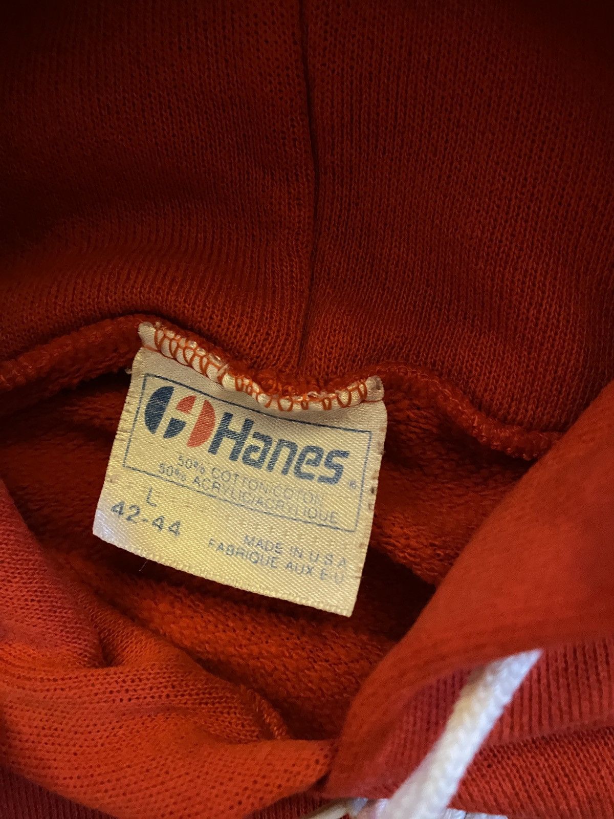 Hanes Vintage 80’s San Francisco Cali Red Raglan Hoodie Sweatshirt Size US S / EU 44-46 / 1 - 16 Thumbnail
