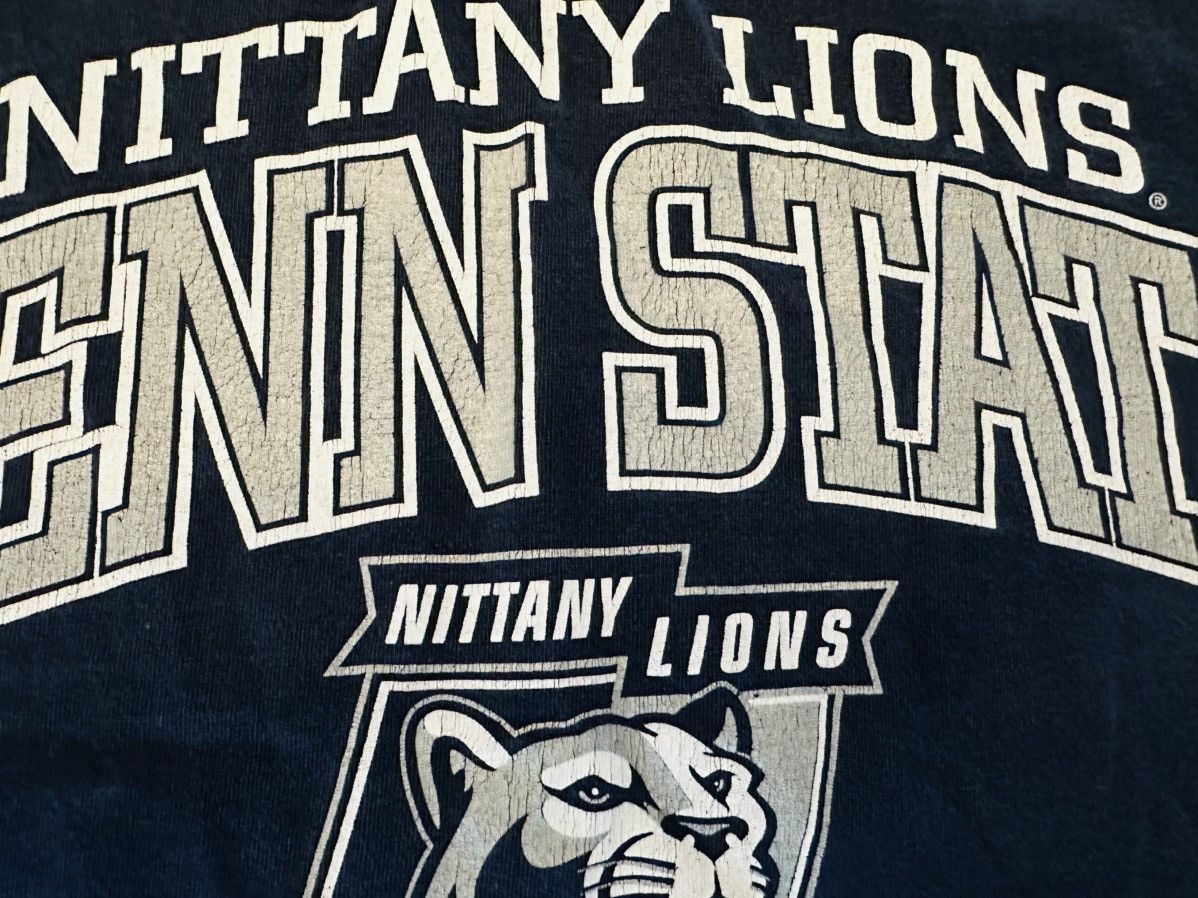 Lee Vtg 90s Penn State Nittany Lions Lee Sport Nutmeg T-Shirt -L Size US L / EU 52-54 / 3 - 3 Thumbnail
