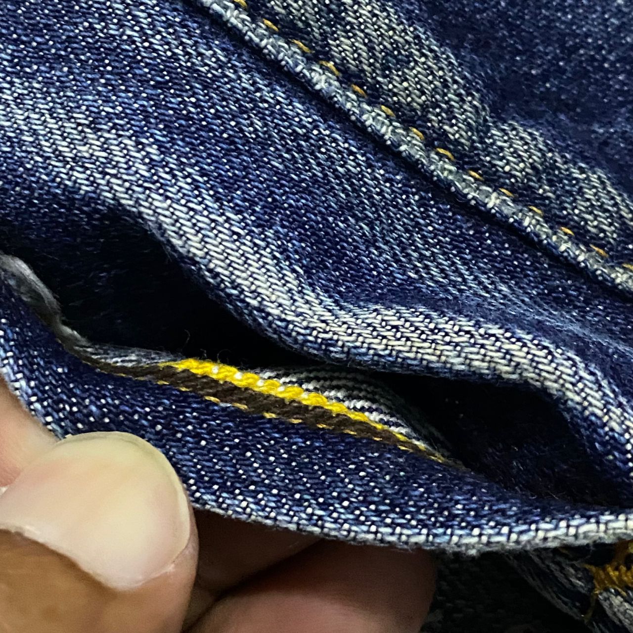 If Six Was Nine Vintage Standard California Selvegde Distressed Denim Size US 32 / EU 48 - 10 Thumbnail