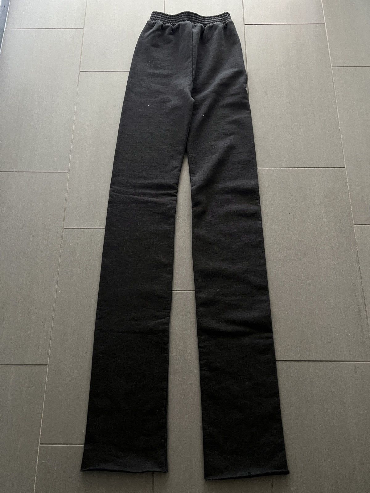 image of Vetements Super Long Sweatpants in Black, Men's (Size 26)