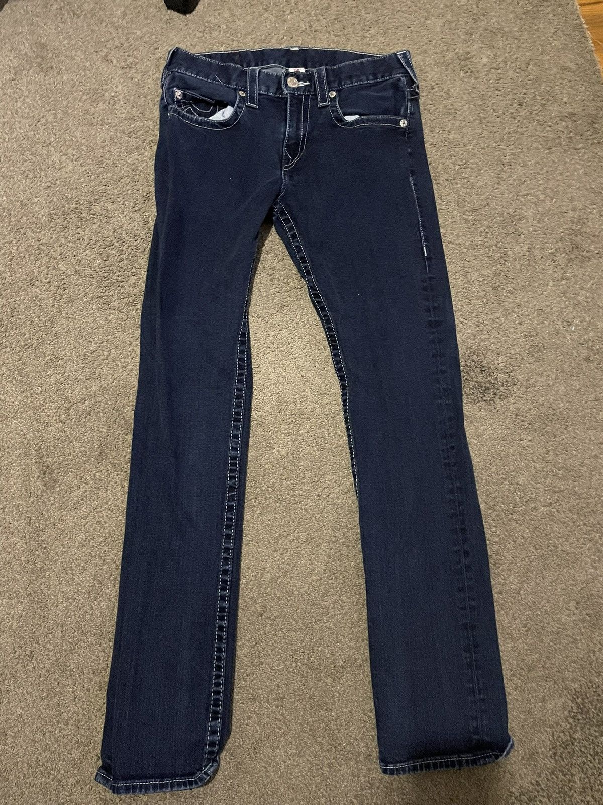 True Religion navy blue denim jeans