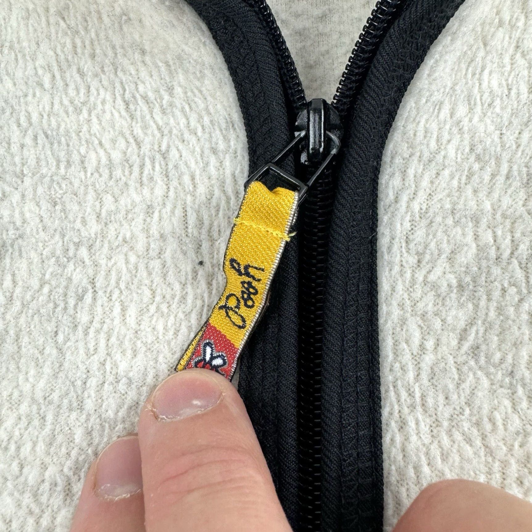 Vintage VINTAGE Winnie the Pooh Jacket Women's Medium Gray Fleece Fall 1954ra Winnie the Pooh Womens Jacket Size M / US 6-8 / IT 42-44 - 4 Thumbnail