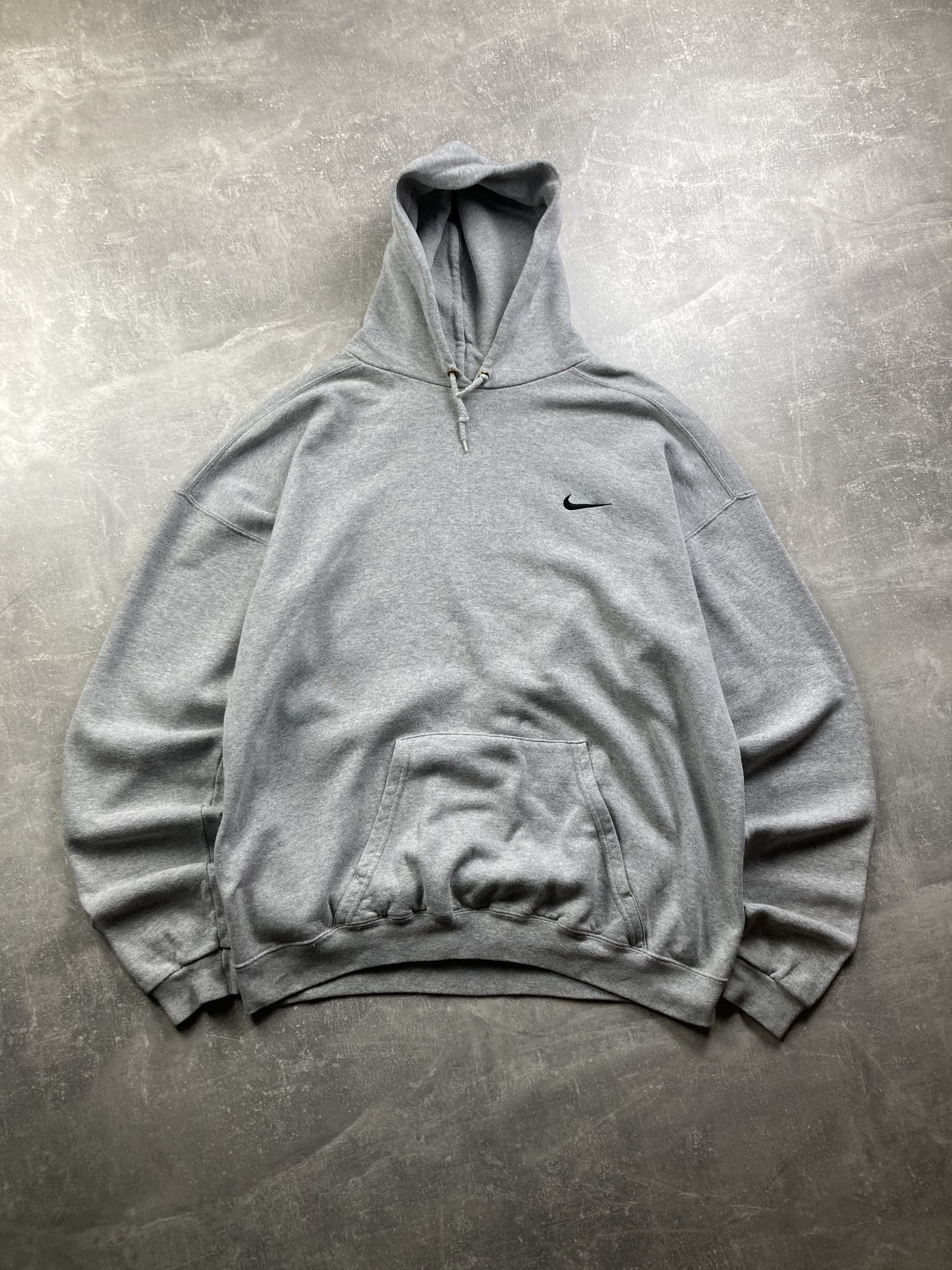 Nike Vintage 90s Nike gray oversize baggy hoodie made in USA Size US L / EU 52-54 / 3 - 1 Thumbnail