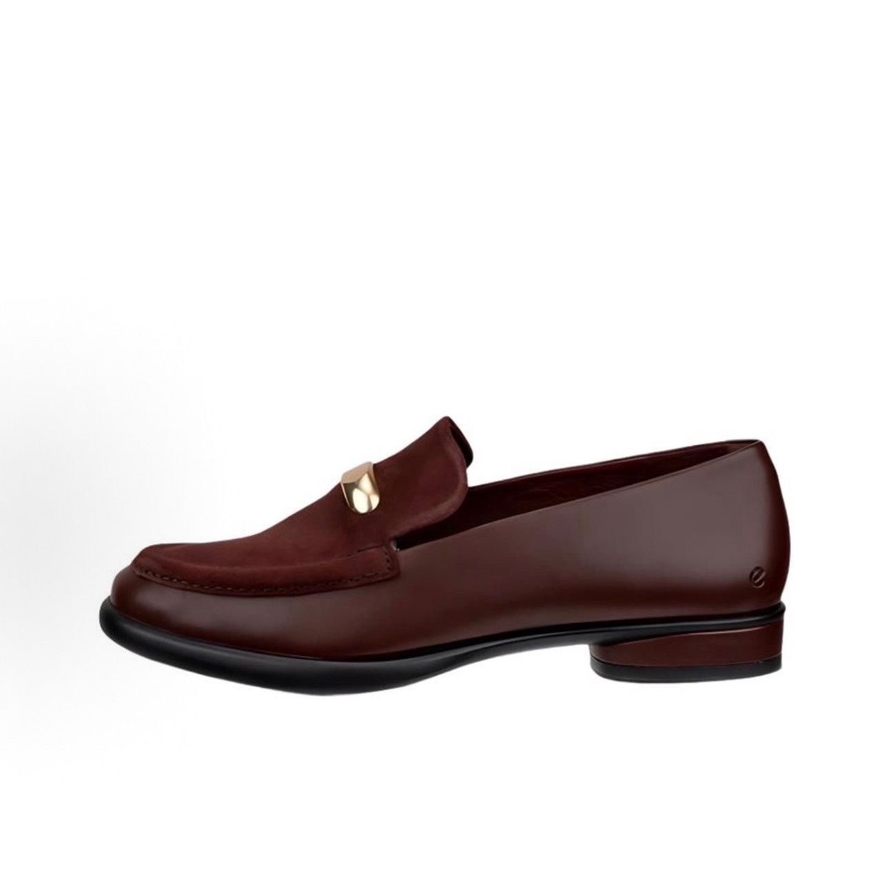 Ecco ECCO WOMEN'S 41 SCULPTED LX CHOCOLATE BROWN LOAFER NIB Size US 10.5 / IT 40.5 - 2 Thumbnail