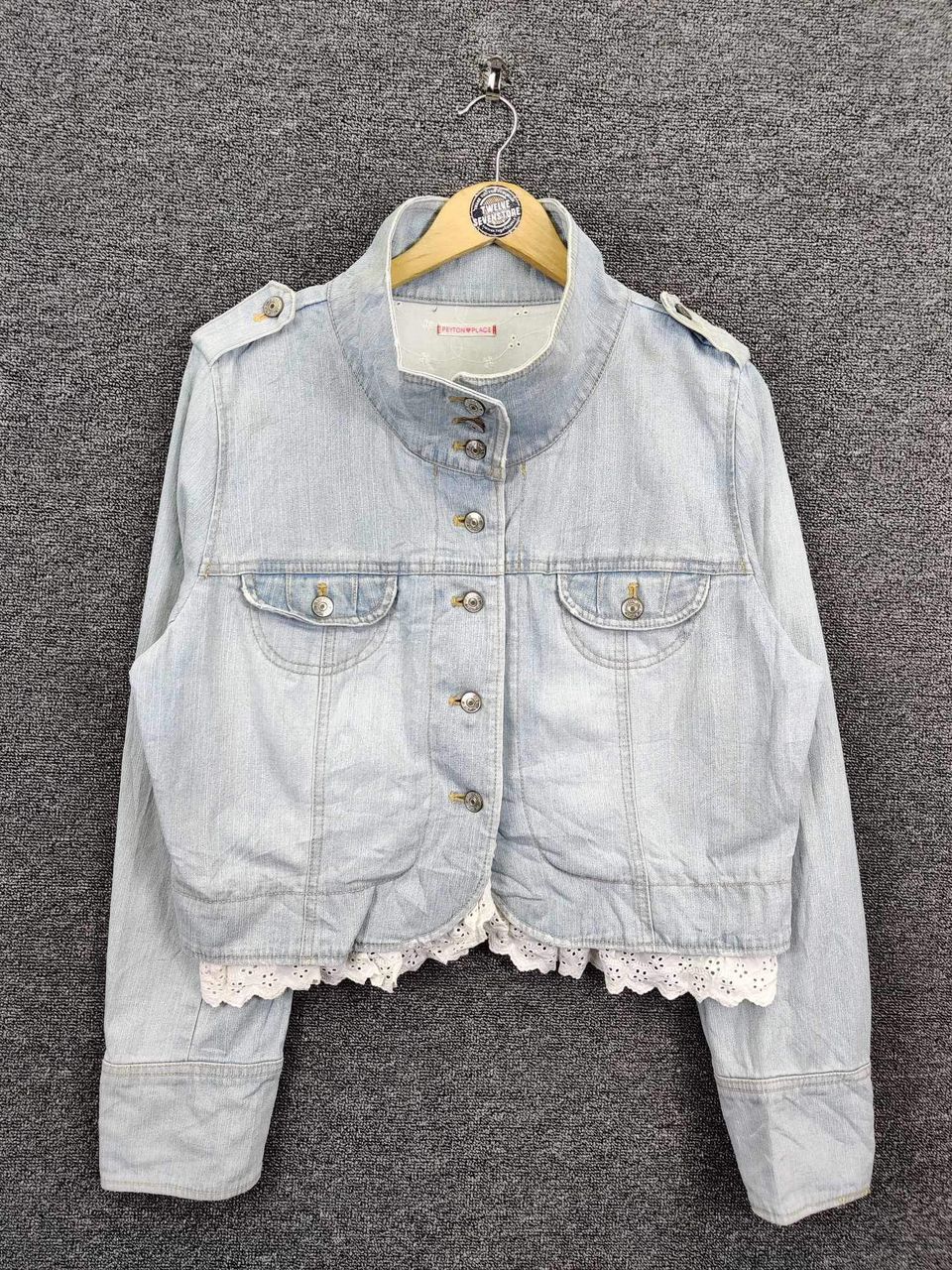 Japanese Brand Vintage Peyton Place Denim Jacket Size US M / EU 48-50 / 2 - 1 Thumbnail