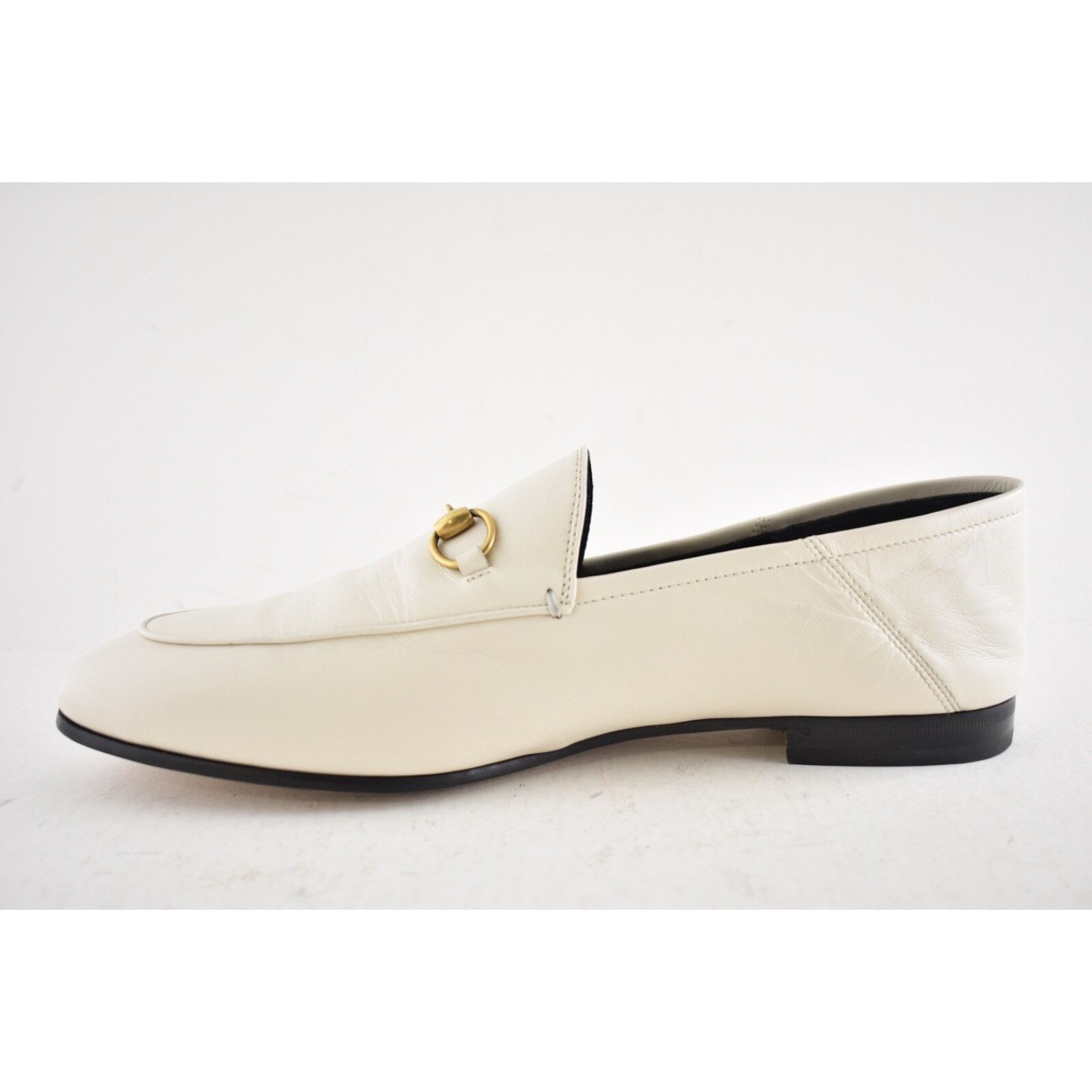Gucci Gucci Brixton Collapsible Mystic White Leather Horsebit Size US 11.5 / IT 41.5 - 12 Thumbnail