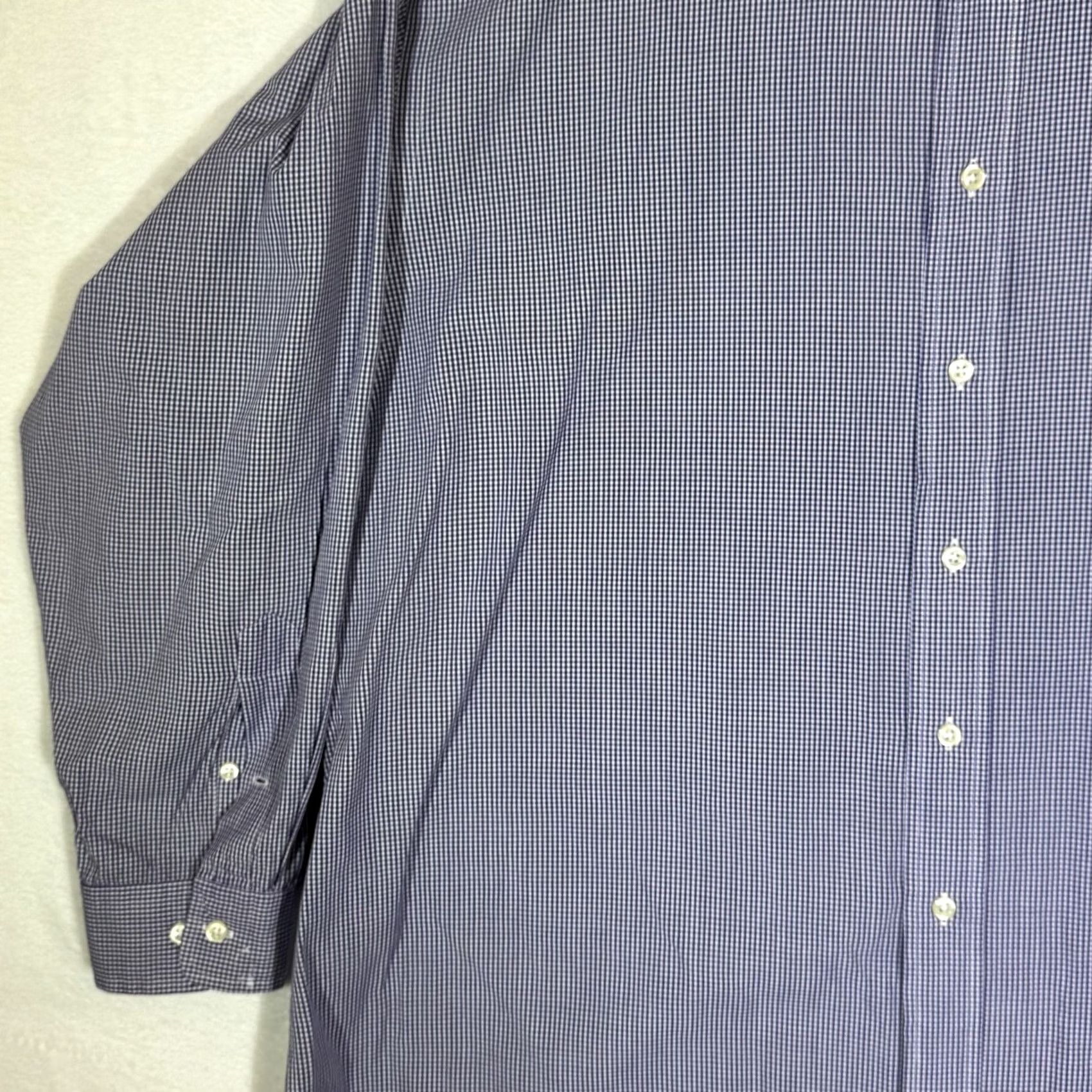 Ralph Lauren VINTAGE Ralph Lauren Shirt Mens 17.5 32/33 Purple Gingham Yarmouth Button Down Size US XXL / EU 58 / 5 - 3 Thumbnail