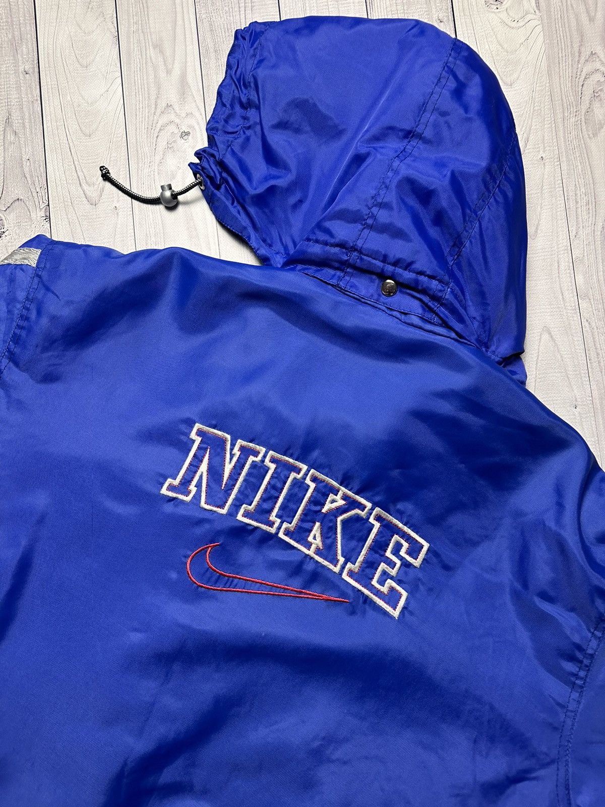 Nike × Vintage Vintage Nike Jacket big logo size L rare swoosh Size US L / EU 52-54 / 3 - 3 Thumbnail