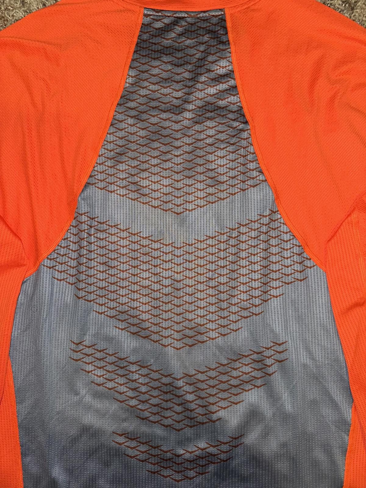 Nike Nike Men’s Pro Hypercool Training Compression Long Sleeve Orange Shirt Size US XXL / EU 58 / 5 - 6 Thumbnail