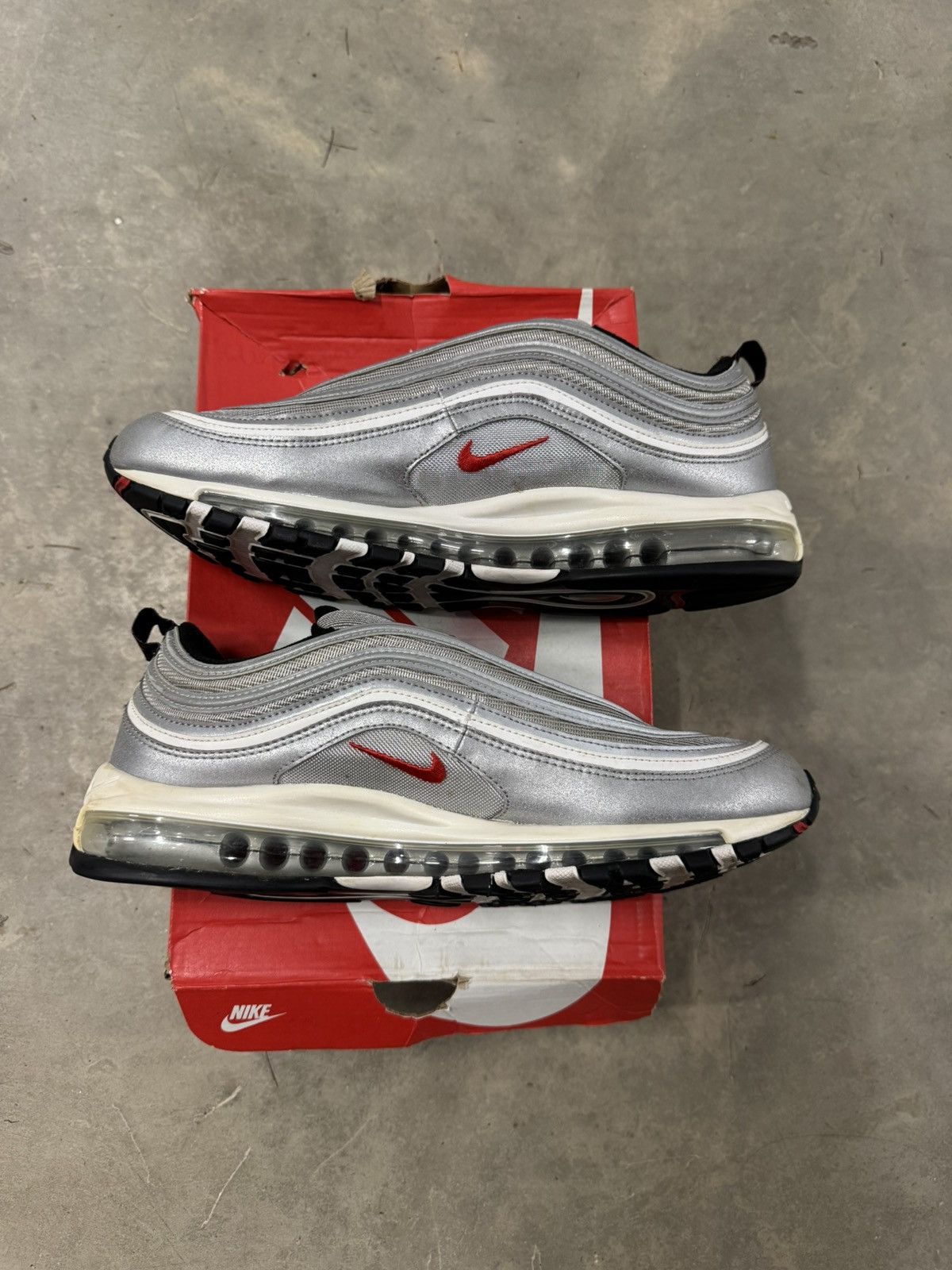 Nike Nike Air Max 97 OG Silver Bullet 2022 Size 12 Size US 12 / EU 45 - 3 Thumbnail