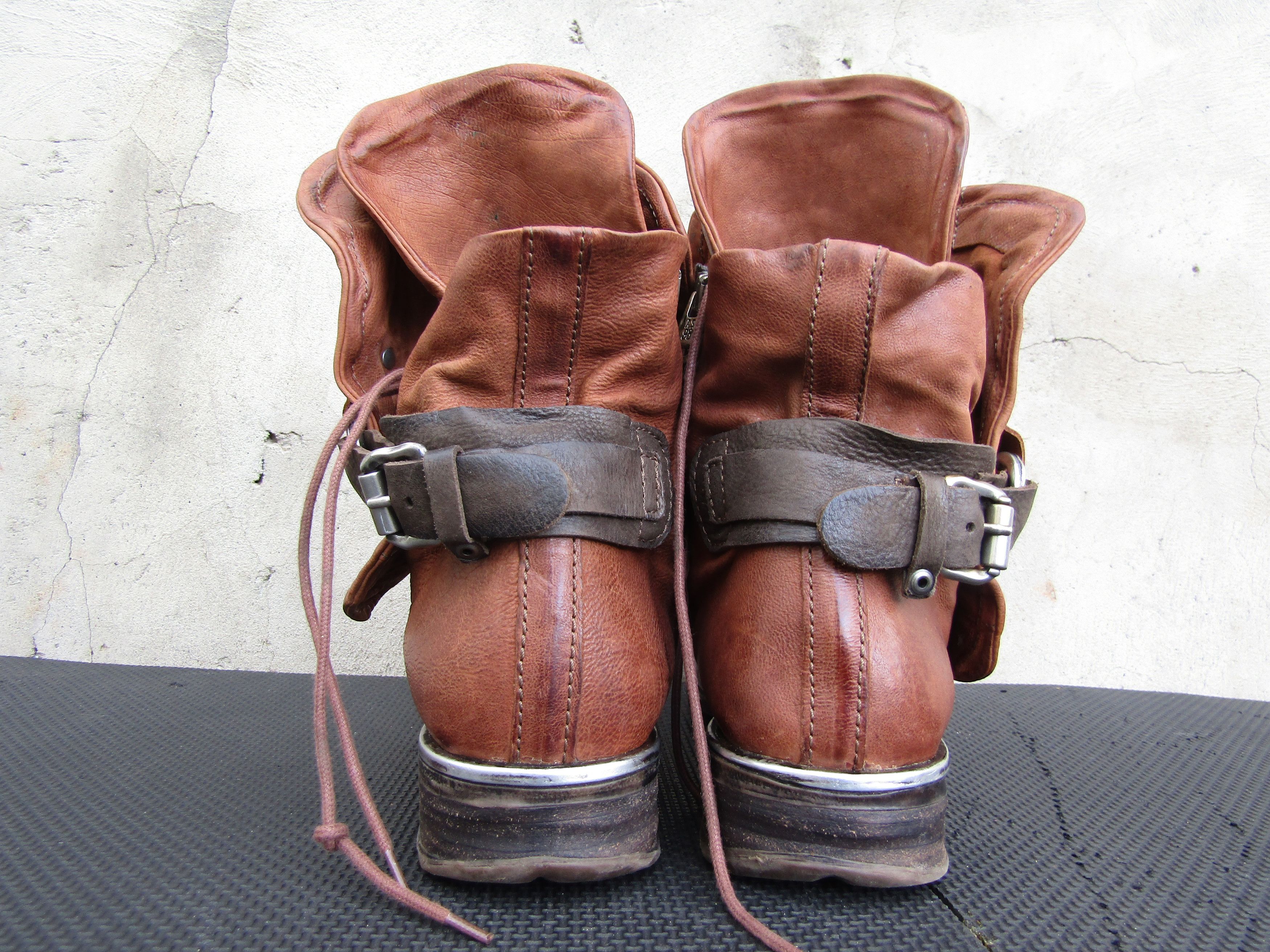 A.S.98 A.S.98 Airstep Buckle Zip Brown Booties Size US 10 / IT 40 - 7 Thumbnail