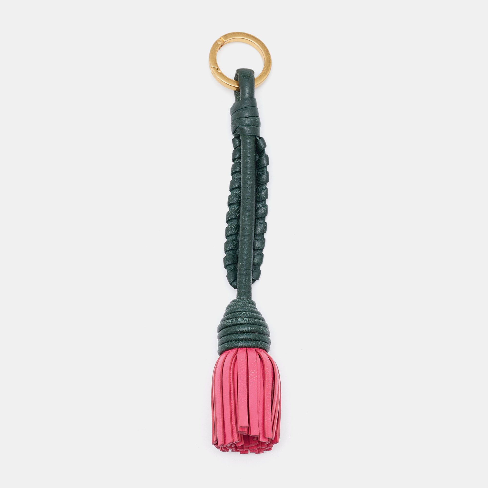 Bottega Veneta o1y0725 Size : OS / Key Ring in Black/Pink Size ONE SIZE - 2 Thumbnail