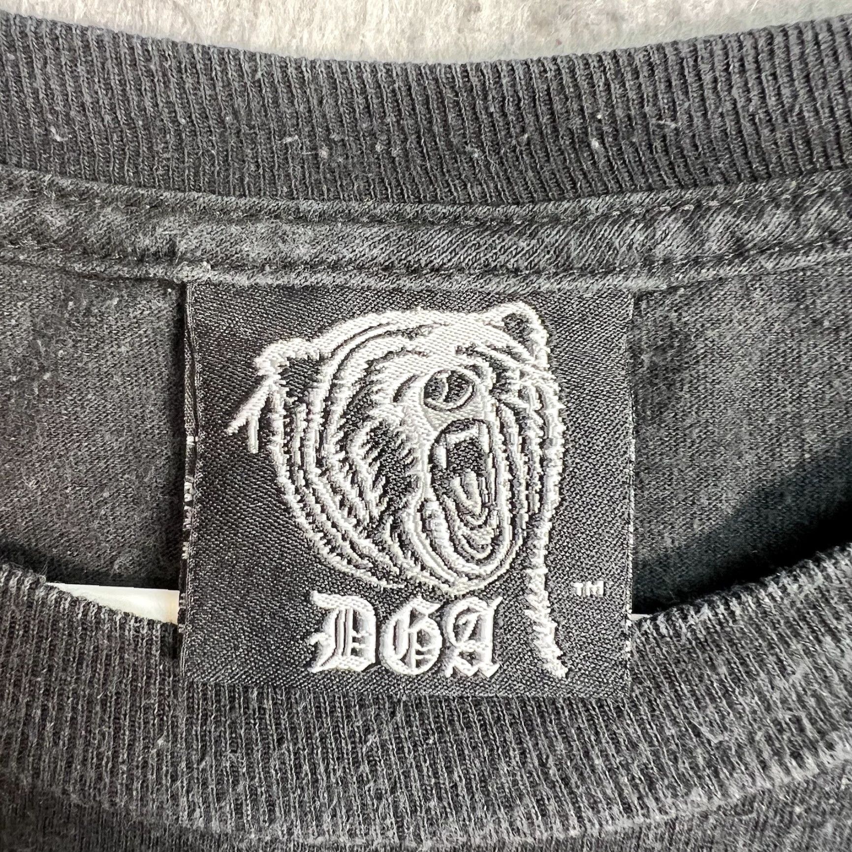 Vintage VINTAGE DGA Hip Hop T Shirt 2000s Adult 4XL Black Graphic Tee Skate Skull Dice Mens Size US XL / EU 56 / 4 - 6 Thumbnail
