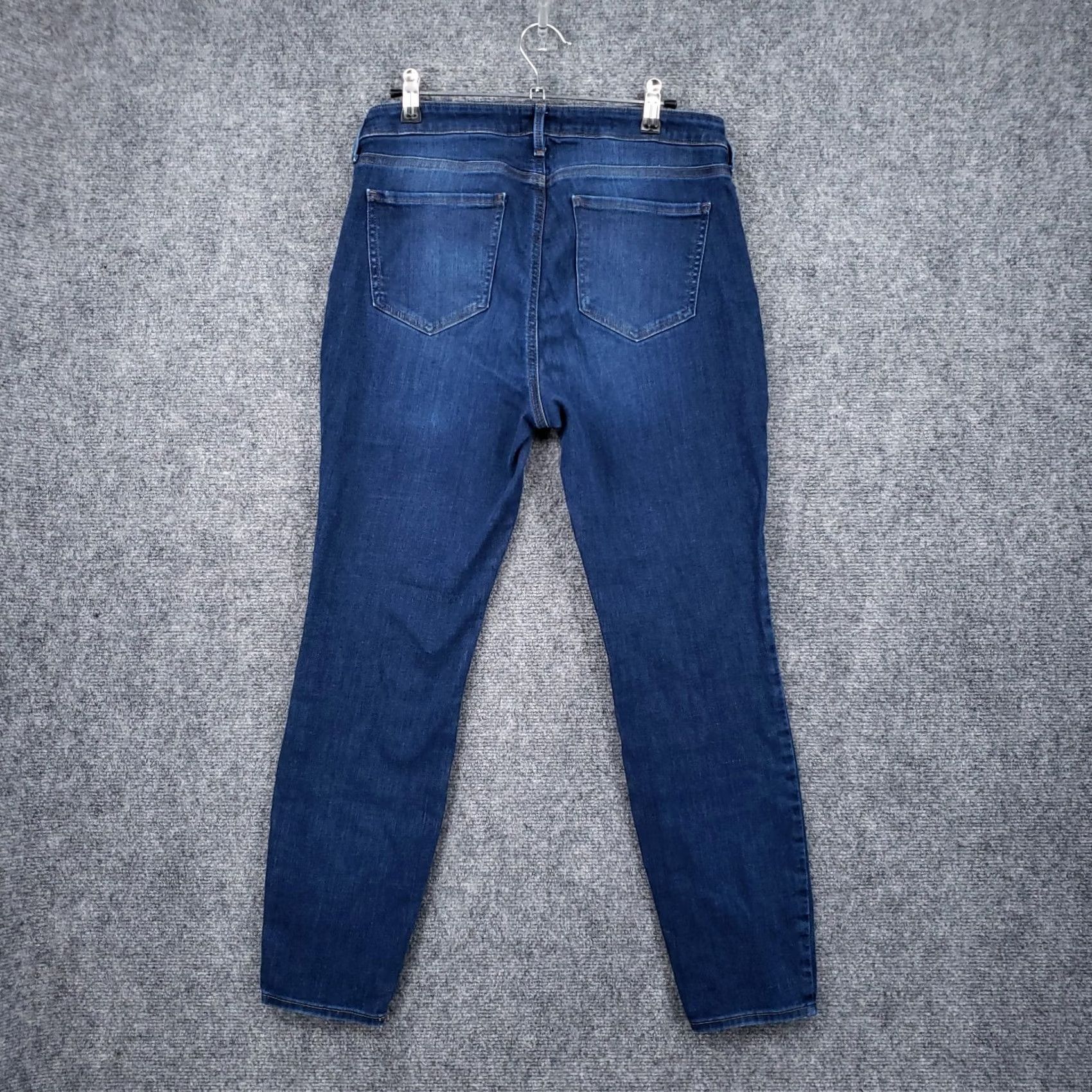 NYDJ NYDJ Ami Skinny Jeans Womens 8 Blue Mid Rise Dark Wash Stretch Size 30" / US 8 / IT 44 - 2 Thumbnail